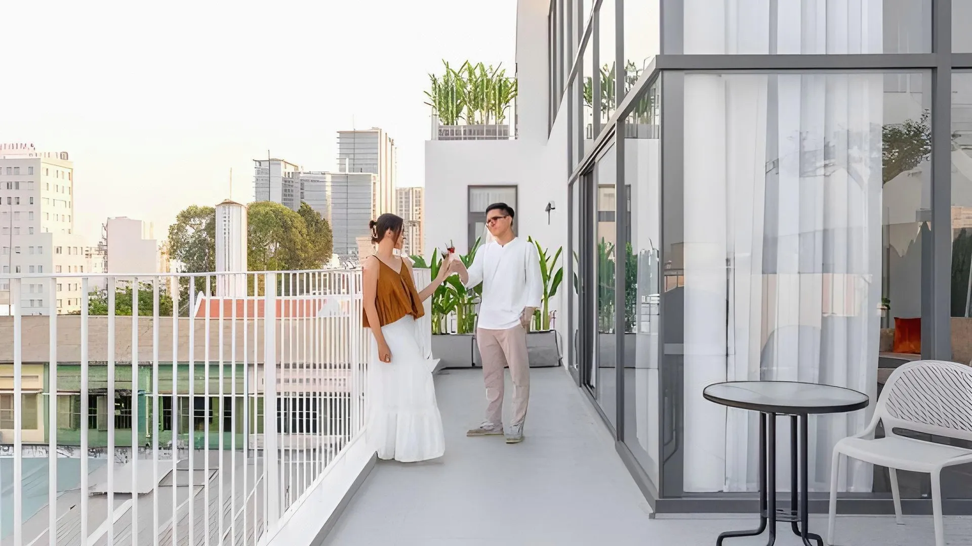 호치민 M 빌리지 리빙 키동 3성급 호텔 수영장