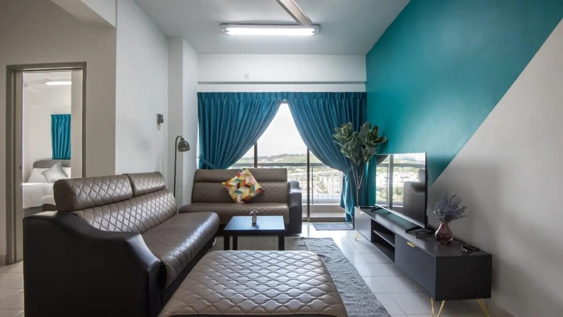 조호바루 / 조호르바루 당가베이의 프라이빗 하우스 (111m², 침실 3개, 프라이빗 욕실 2개) 3성급 게스트하우스 스위트룸