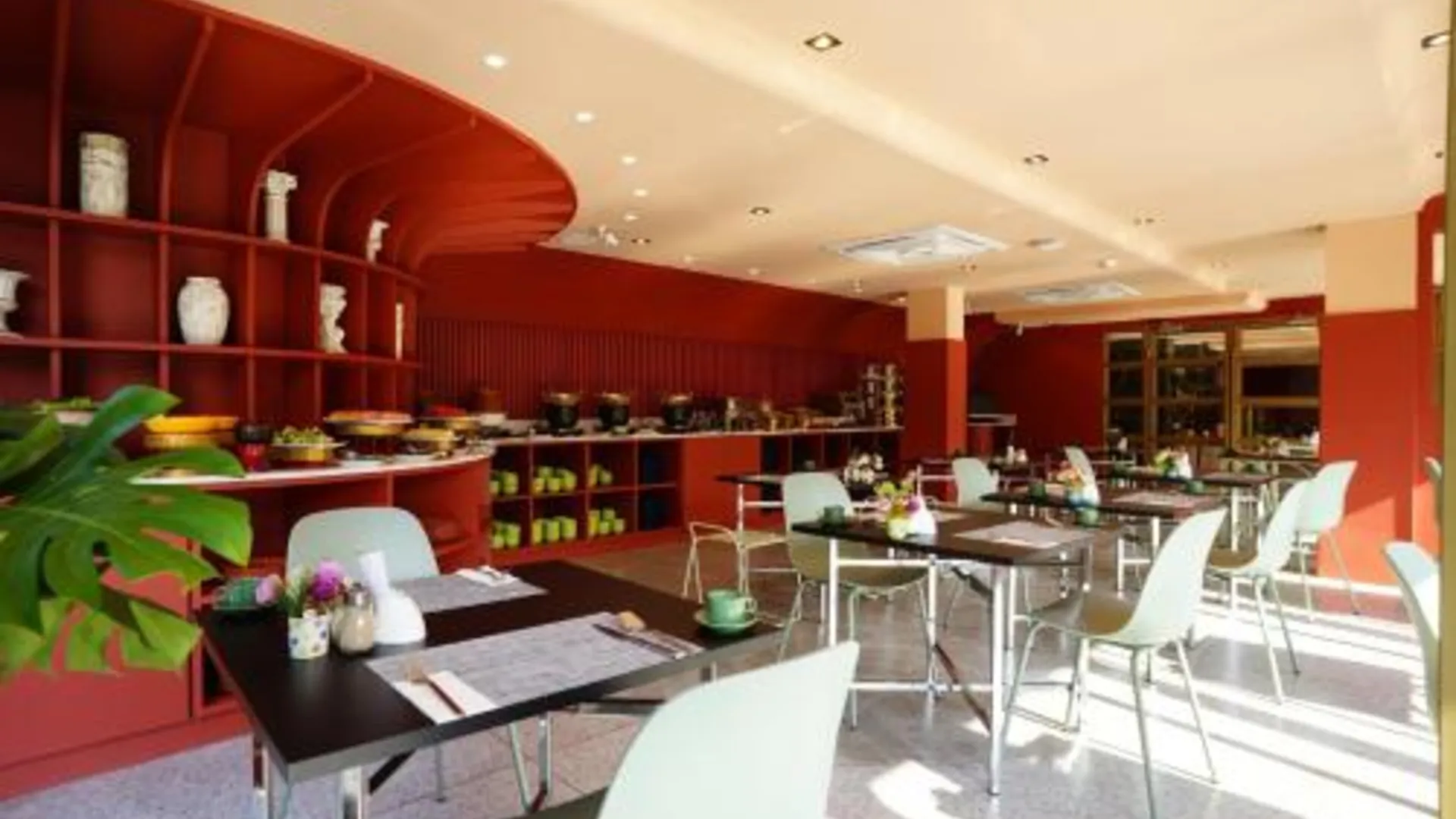 방콕 4 몽키스 호텔 3성급 호텔 레스토랑