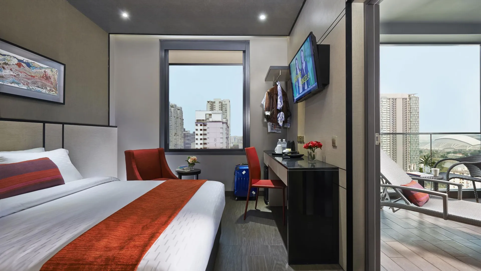 싱가포르 호텔 보스 (SG Clean 인증) 4성급 호텔 전망