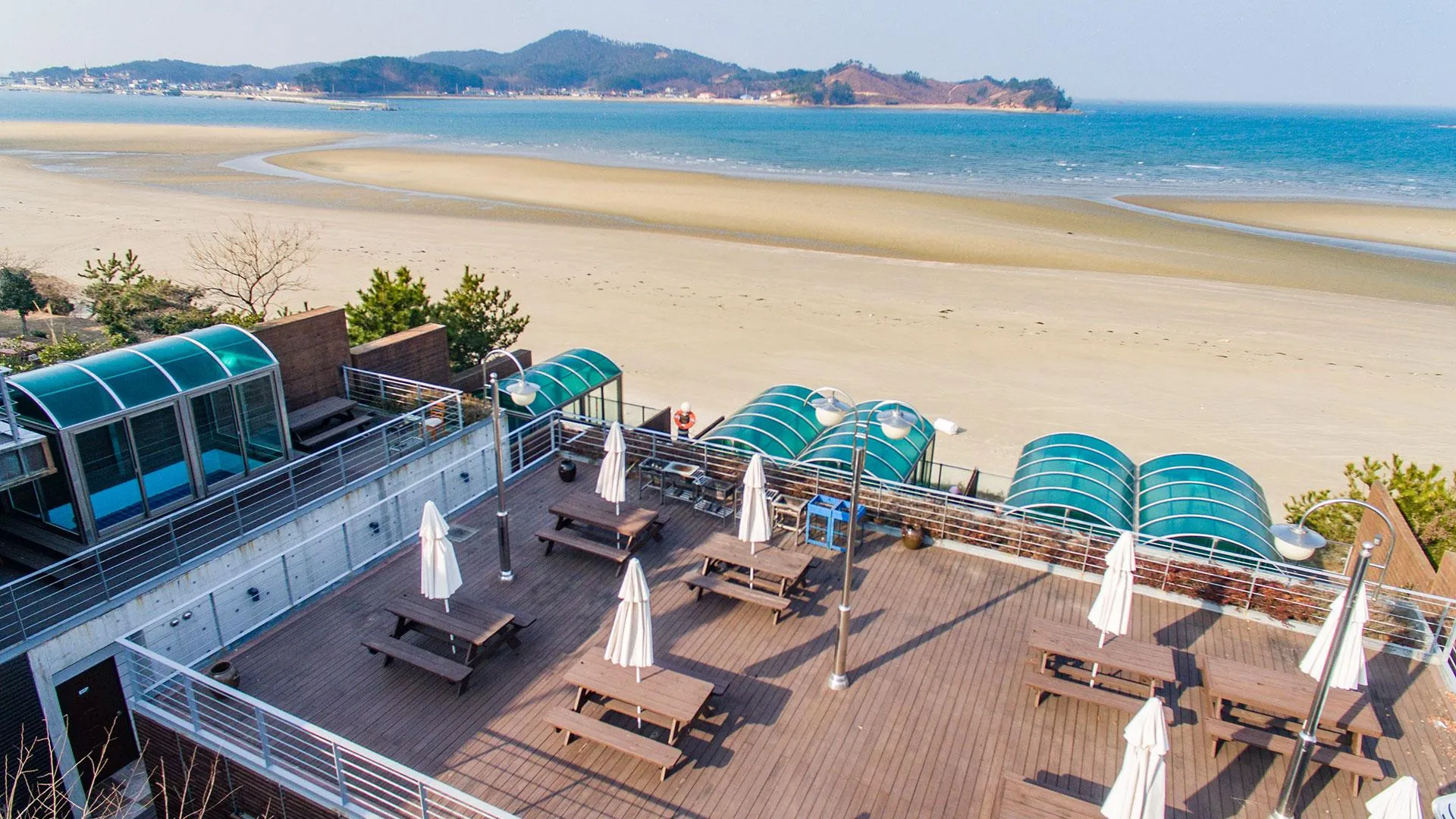 태안 자작나무 리조트 3성급 게스트하우스 수영장