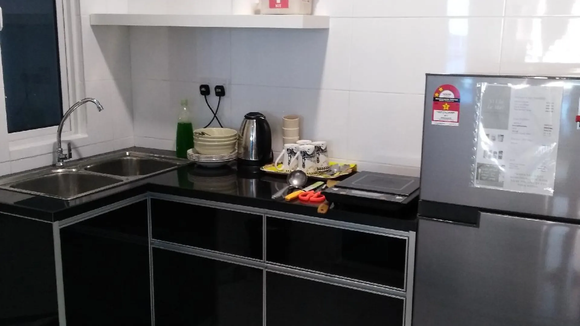 말라카 말라카 시내의 아파트먼트 (645m², 침실 2개, 프라이빗 욕실 1개) 2성급 싱글룸 전망