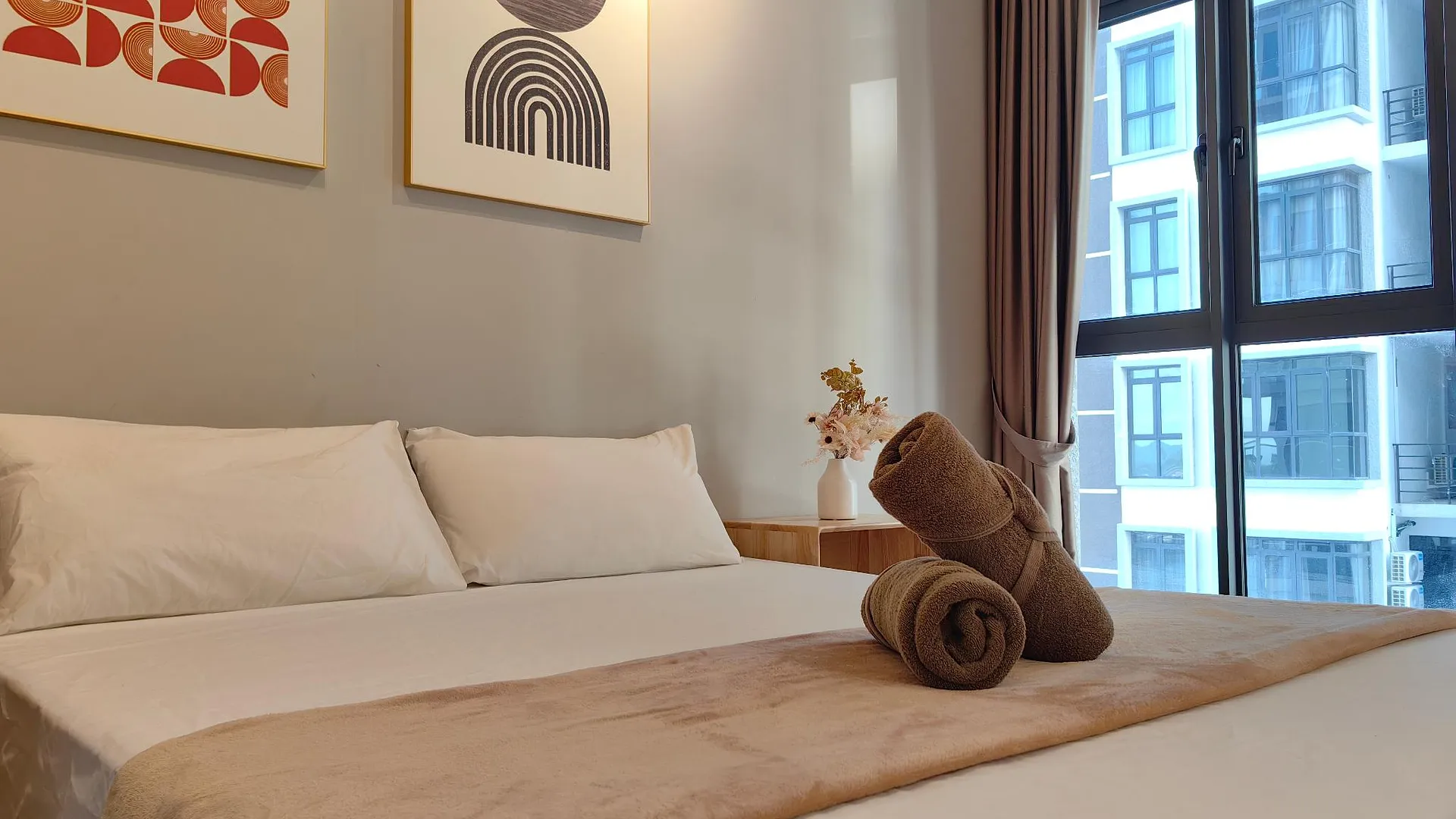 코타키나발루 Near Airport|FreeParking|KAvenue|Family Room 6 Pax 3성급 게스트하우스 스위트룸