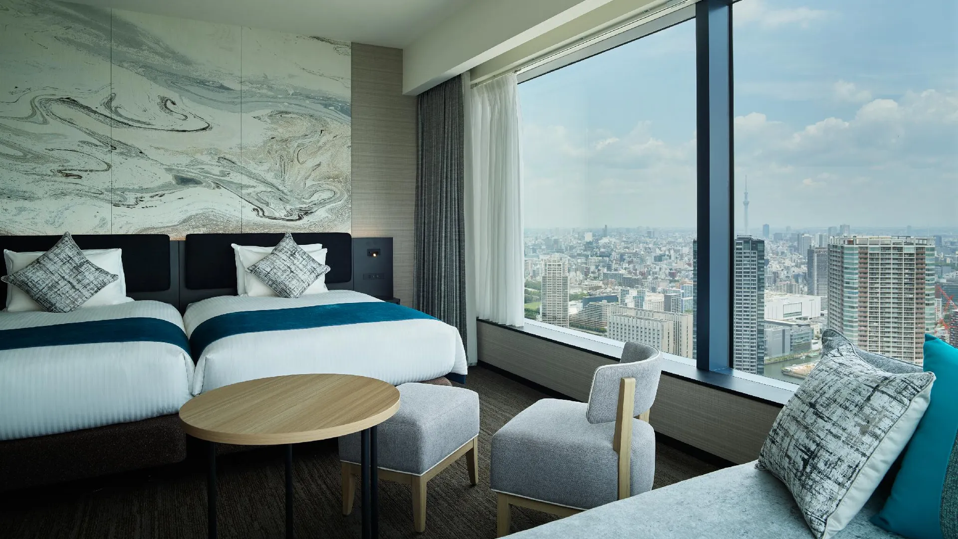 도쿄 / 동경 미츠이 가든 호텔 토요스 프리미어 / 도쿄 5성급 호텔 스위트룸