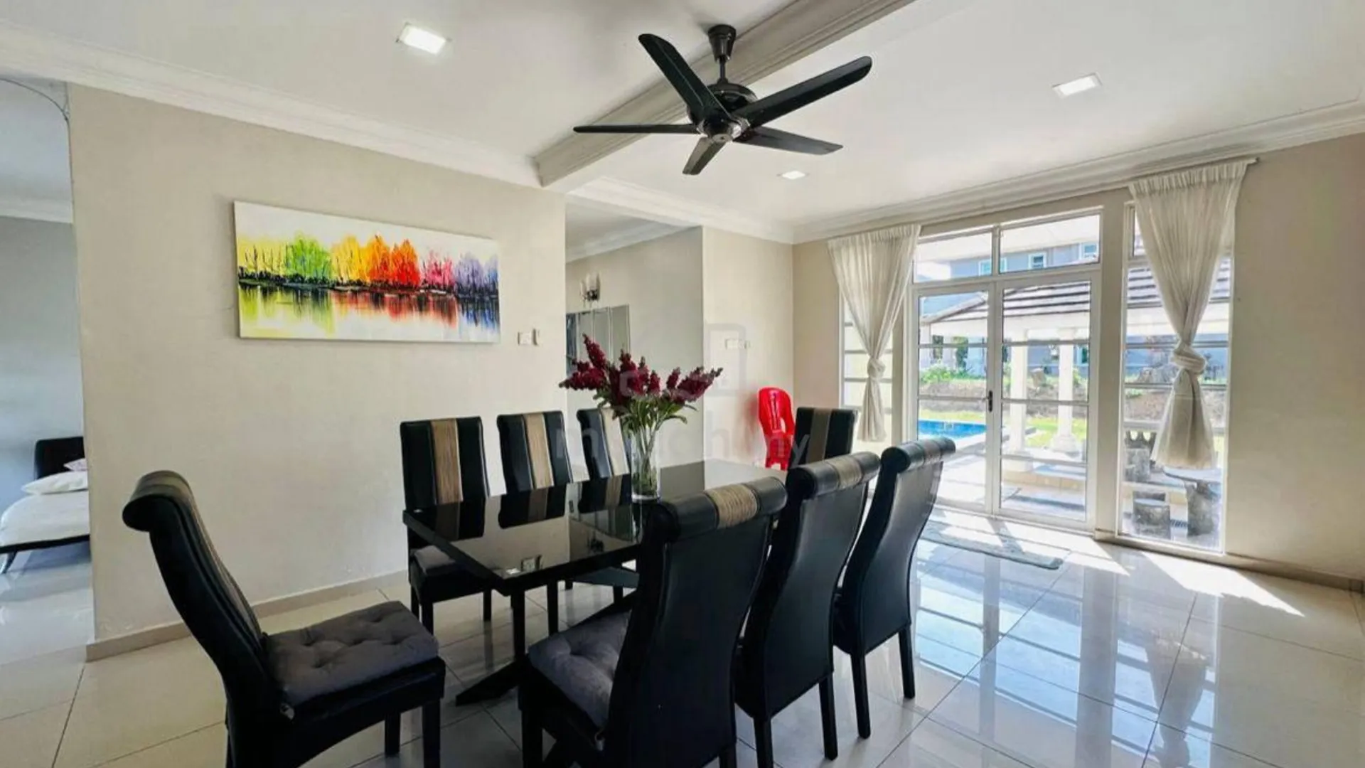 말라카 아에르 크로의 방갈로 (1054m², 침실 5개, 프라이빗 욕실 3개) 3성급 싱글룸 로비