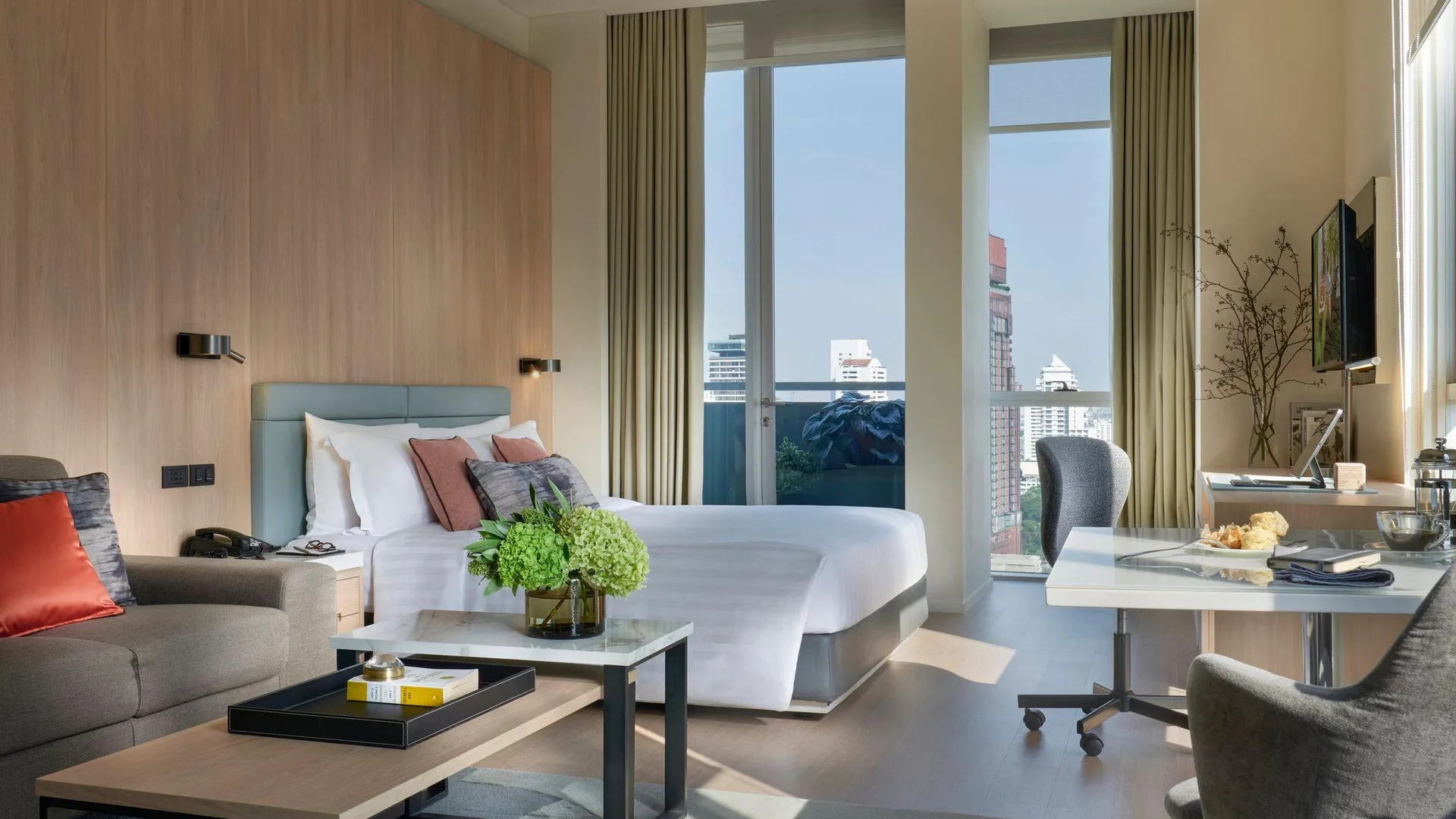 방콕 서머셋 수쿰빗 통로 방콕 4성급 호텔 스위트룸