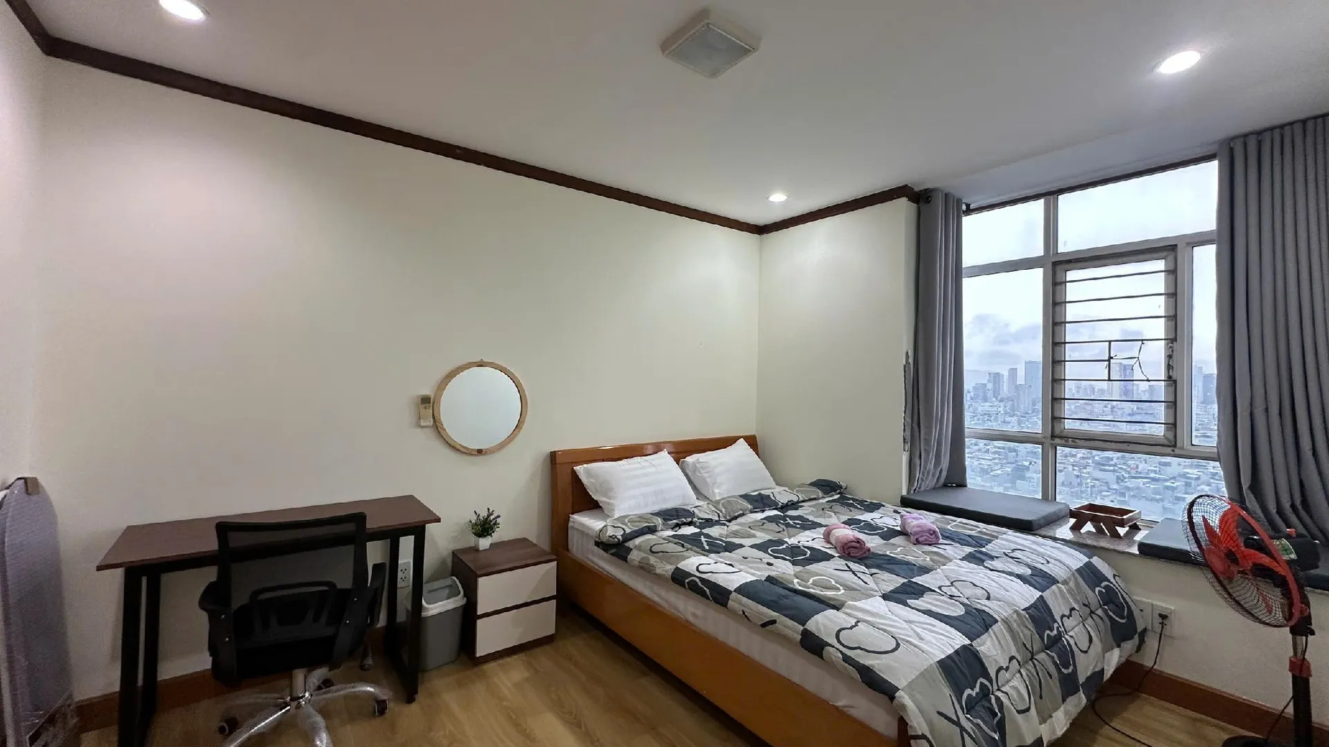 다낭 하이쩌우의 아파트먼트 (117m², 침실 1개, 프라이빗 욕실 2개) 2성급 싱글룸 전망