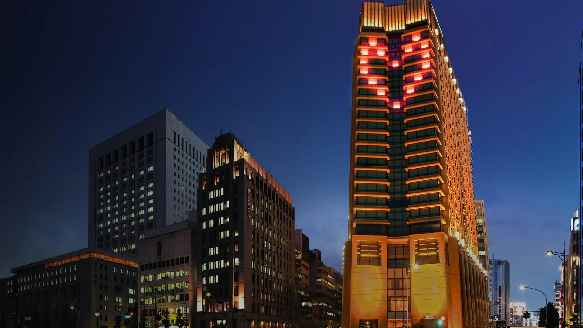 도쿄 / 동경 더 페닌슐라 도쿄 5성급 호텔 레스토랑