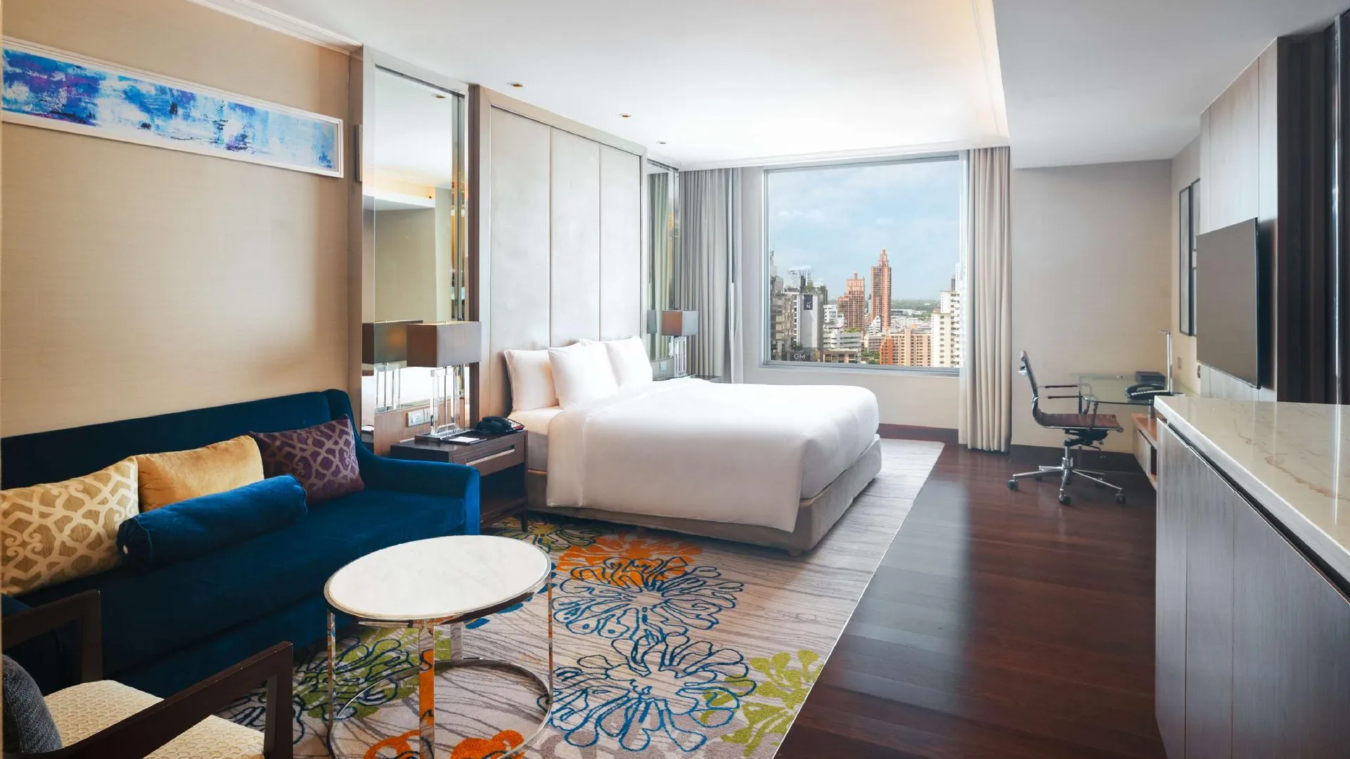 방콕 래디슨 블루 플라자 방콕 5성급 호텔 전망