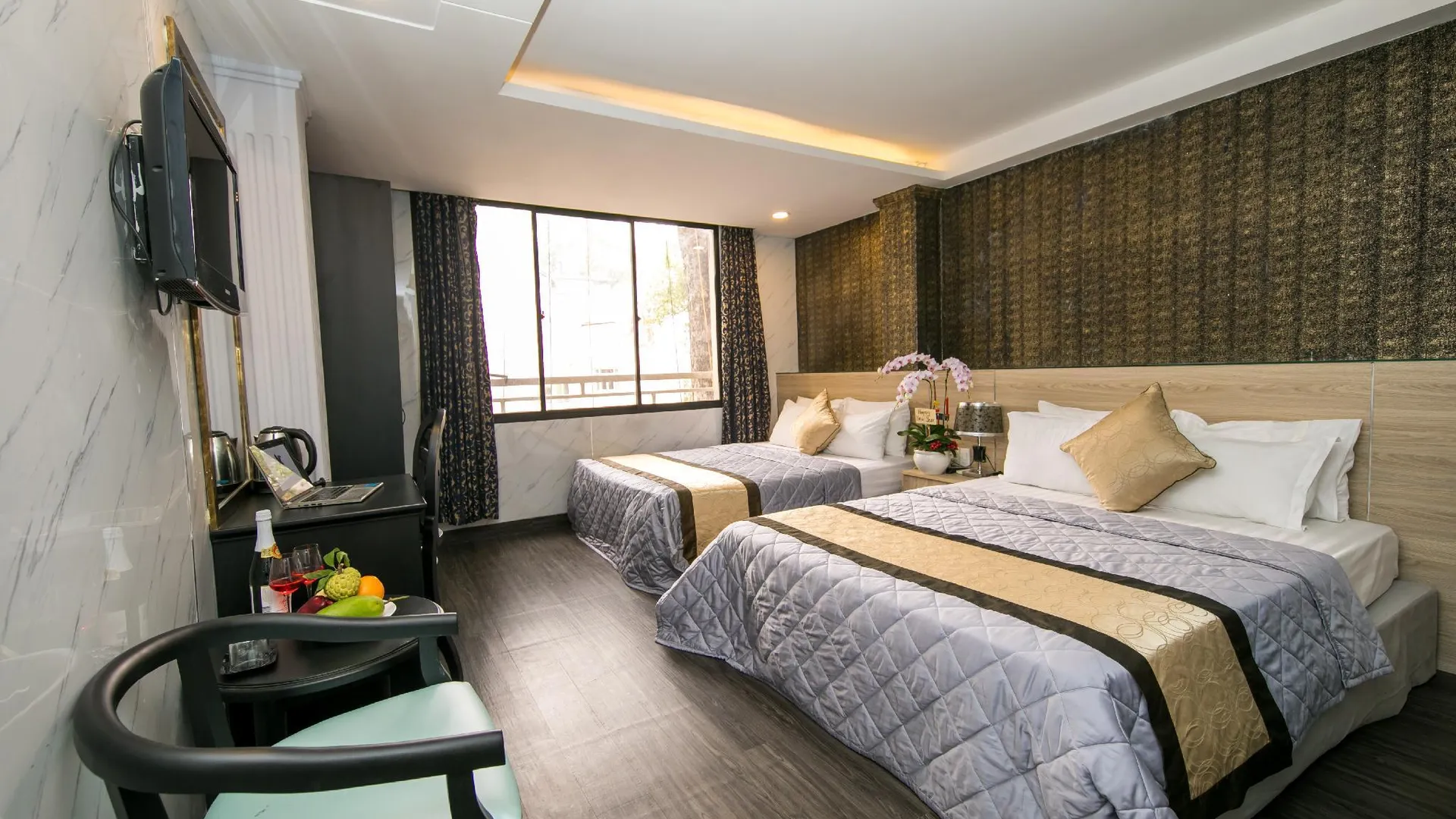 호치민 누포 해피 인 2성급 호텔 객실