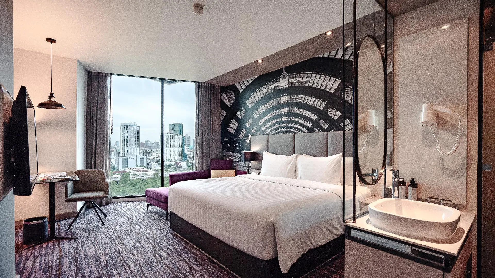 방콕 머큐어 방콕 마카산 4성급 호텔 전망