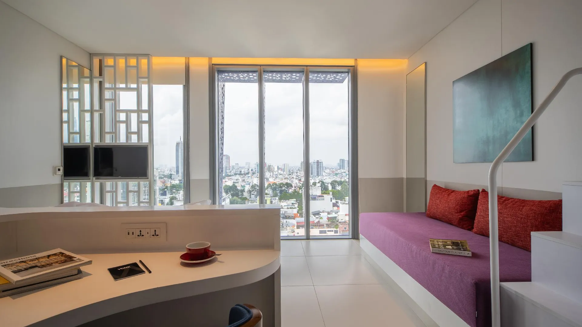 호치민 윙크 호텔 사이공 센터 4성급 호텔 객실