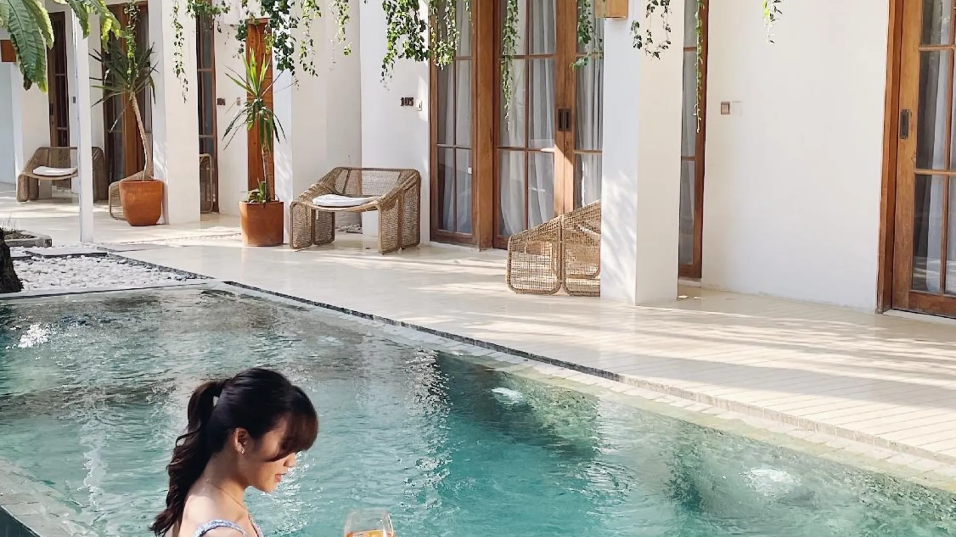 발리 화이트 구스 부티크 호텔 4성급 호텔 객실