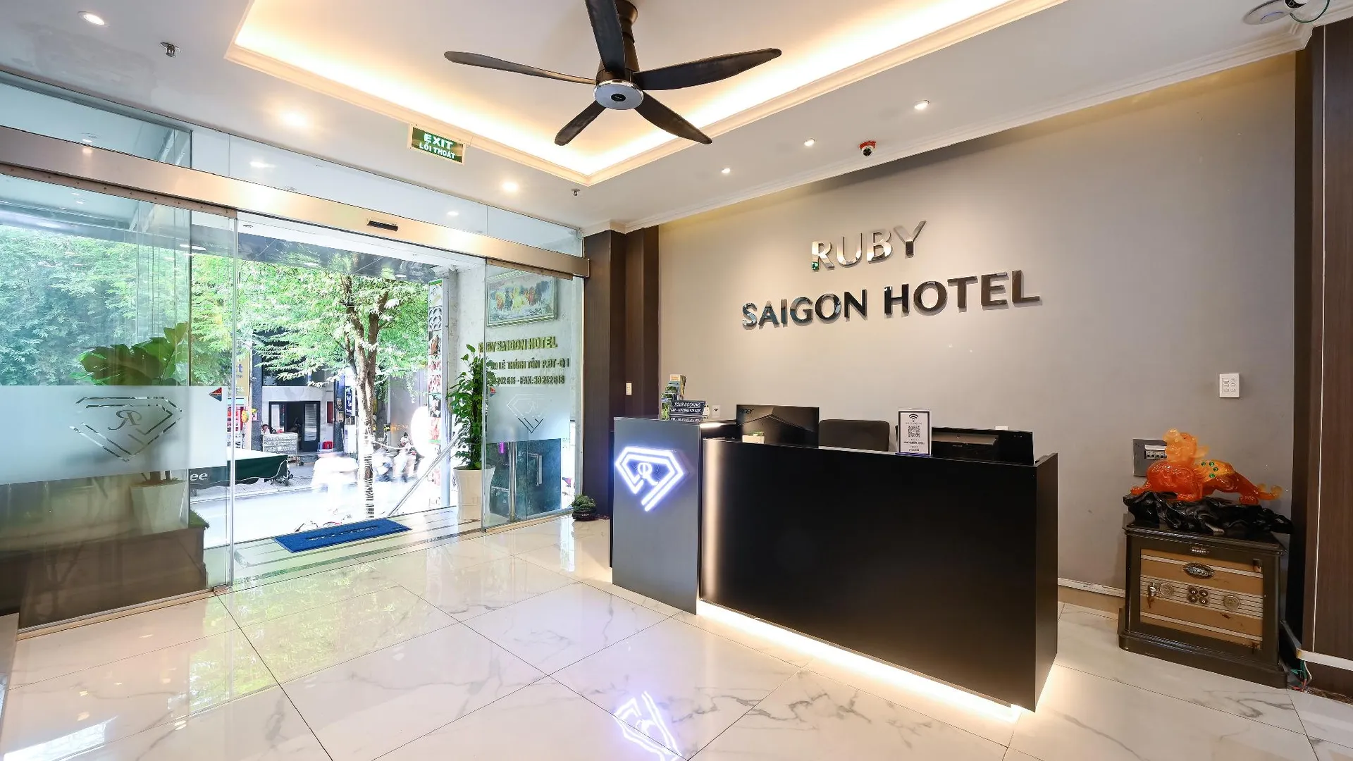 호치민 루비 사이공 호텔 - 벤 탄 3성급 호텔 레스토랑