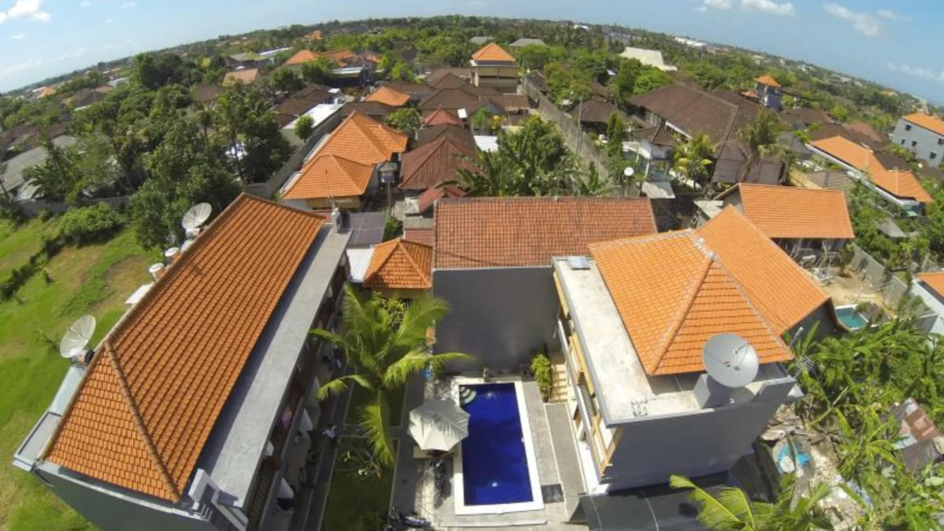 발리 다부미토 게스트하우스 2성급 호텔 로비