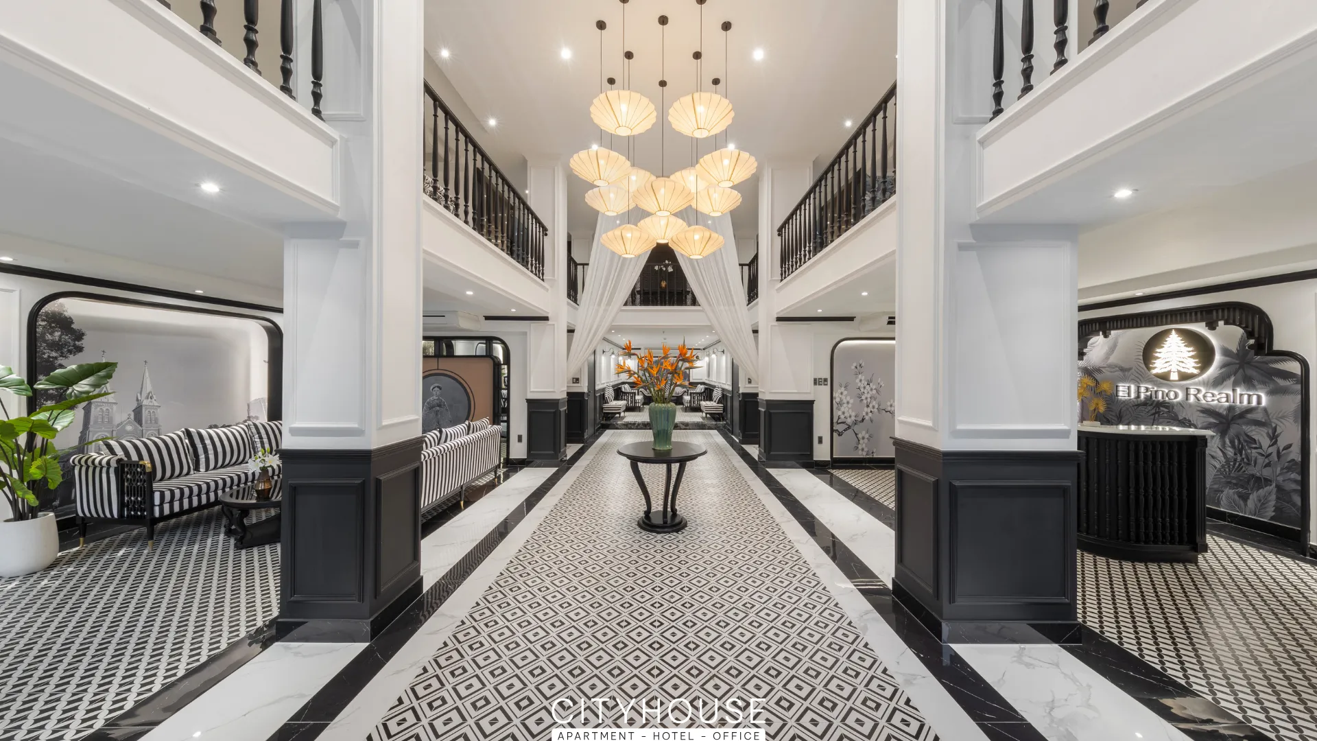 호치민 시티하우스 - 엘피노 렐름 앳 메트로 벤탄 마켓 3성급 호텔 로비