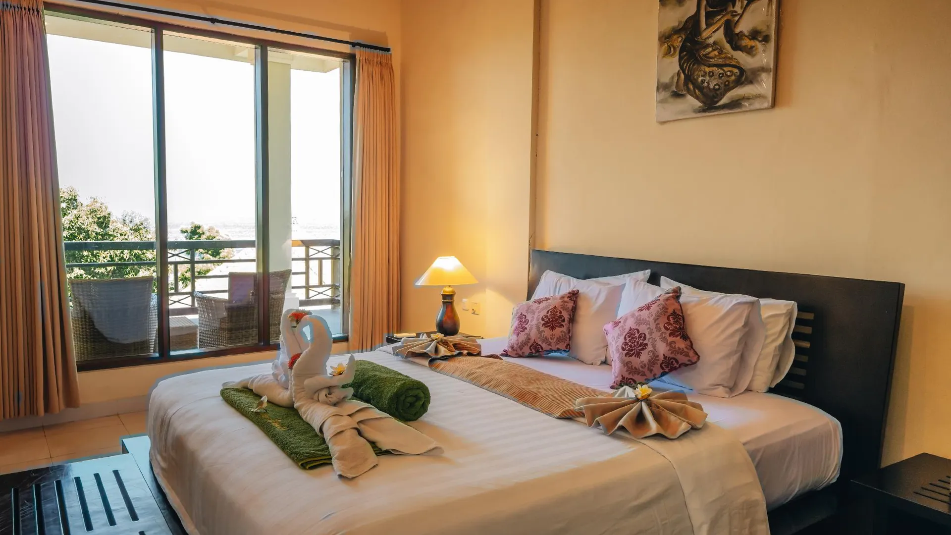 발리 오션 뷰 툴람벤 다이브 앤 리조트 3성급 호텔 전망