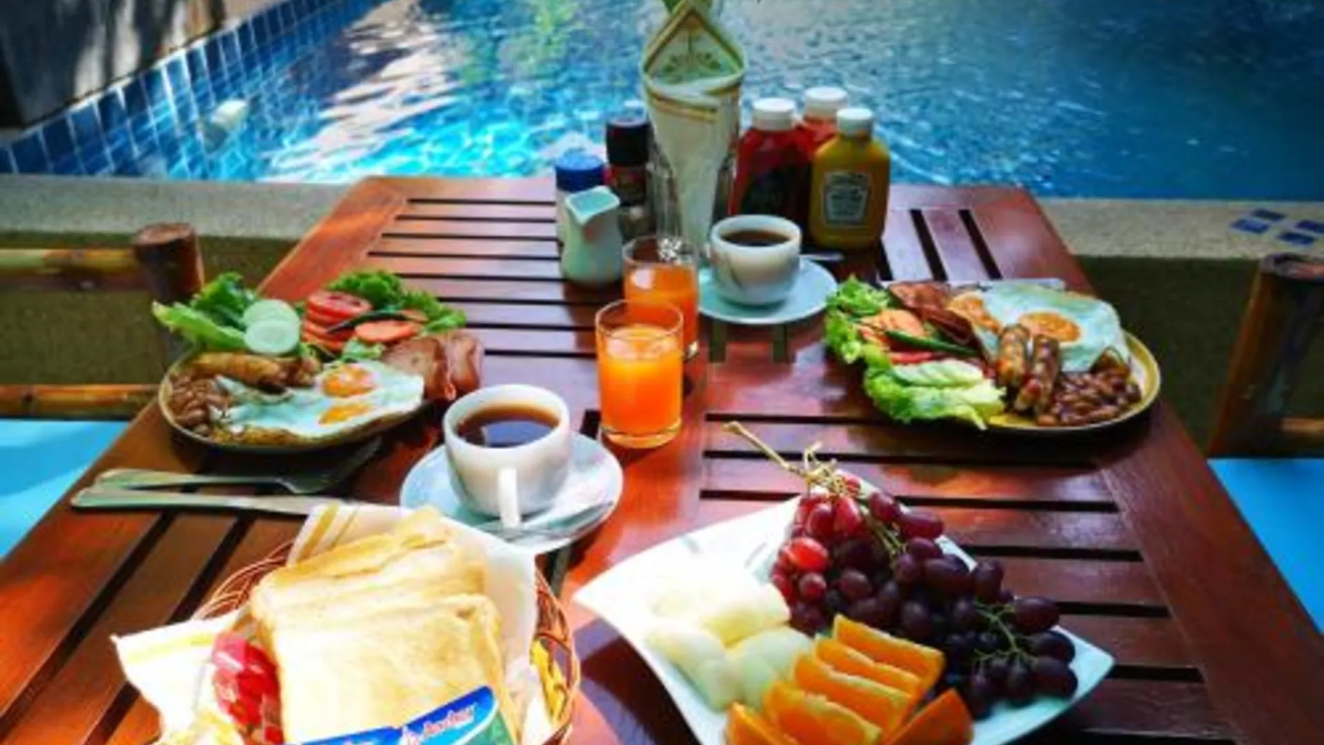 푸켓 Seven Seas Hotel Patong Beach 3성급 호텔 수영장