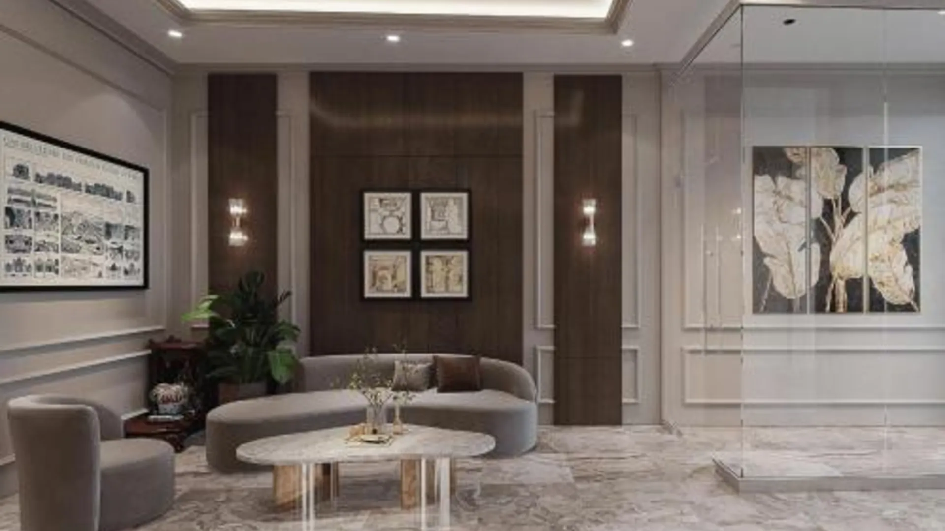 하노이 미나시 그랜드 호텔 4성급 호텔 로비