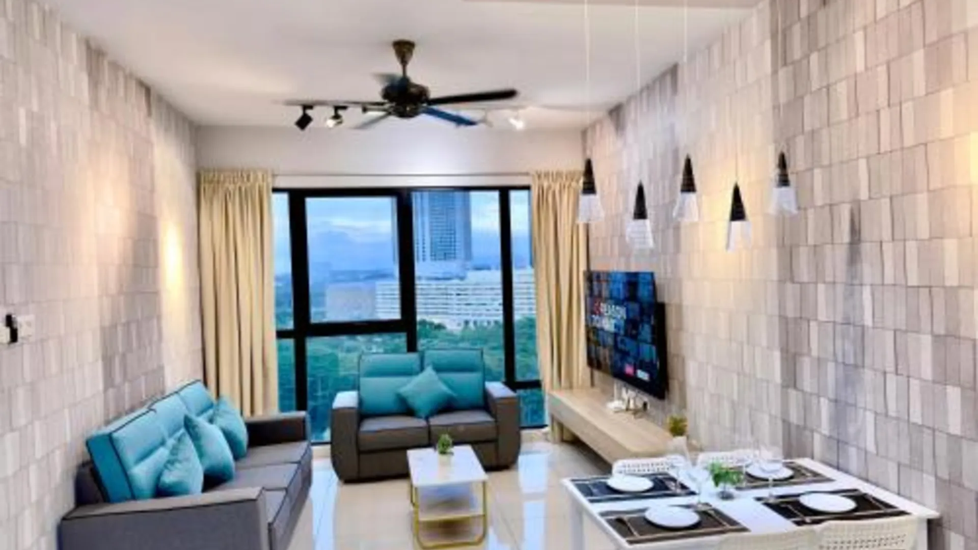 조호바루 / 조호르바루 미드밸리 사우스키 모자이크 5-9인 스마트TV 70인치 - 넷플릭스 SM 4성급 게스트하우스 로비