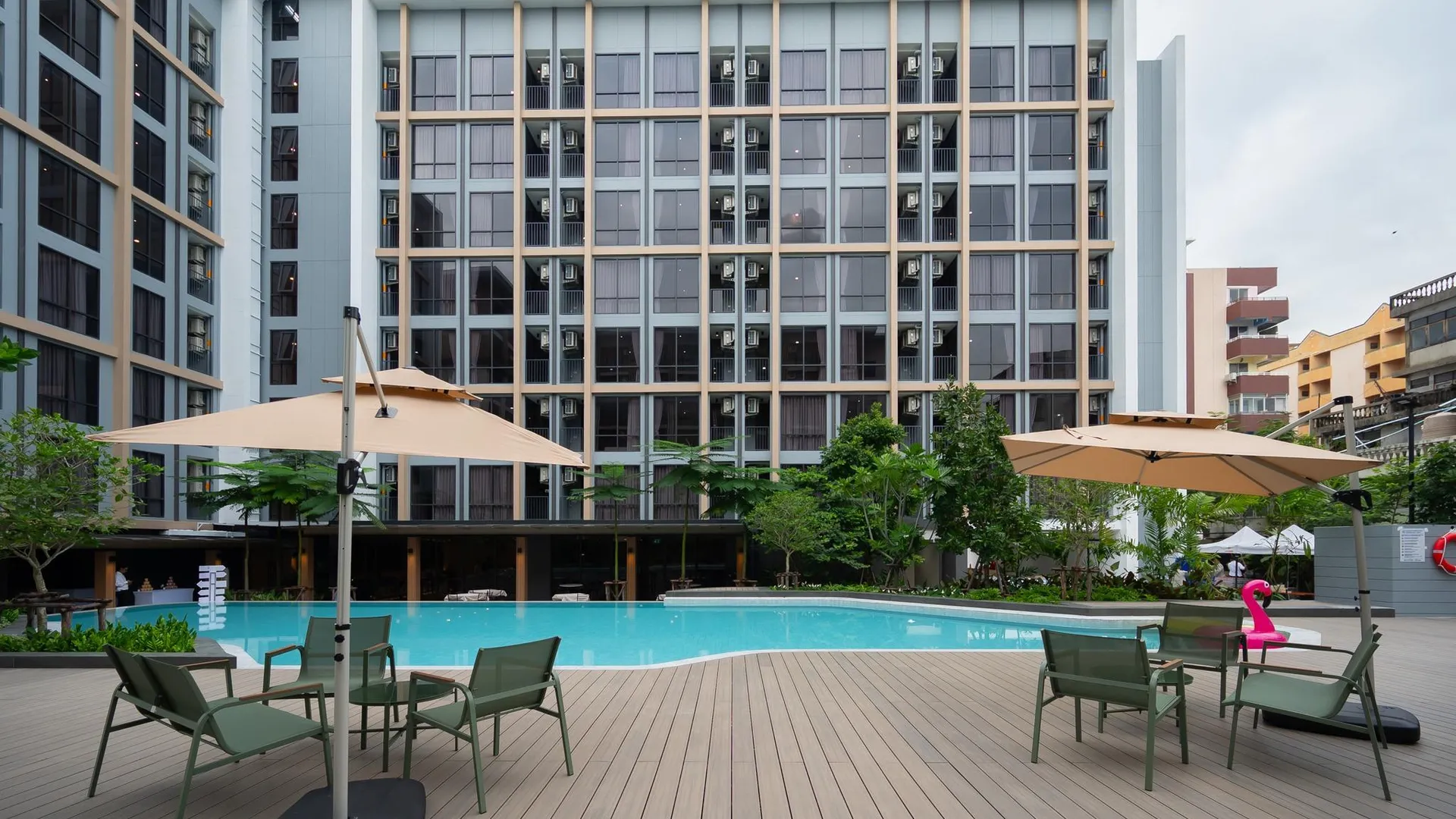 방콕 랑싯 레지던스 앤 호텔 3성급 호텔 로비