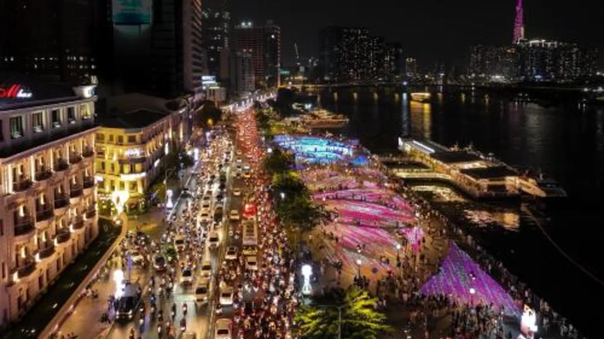 호치민 나이스시 호텔 - 레라이 스트리트 3성급 호텔 전망