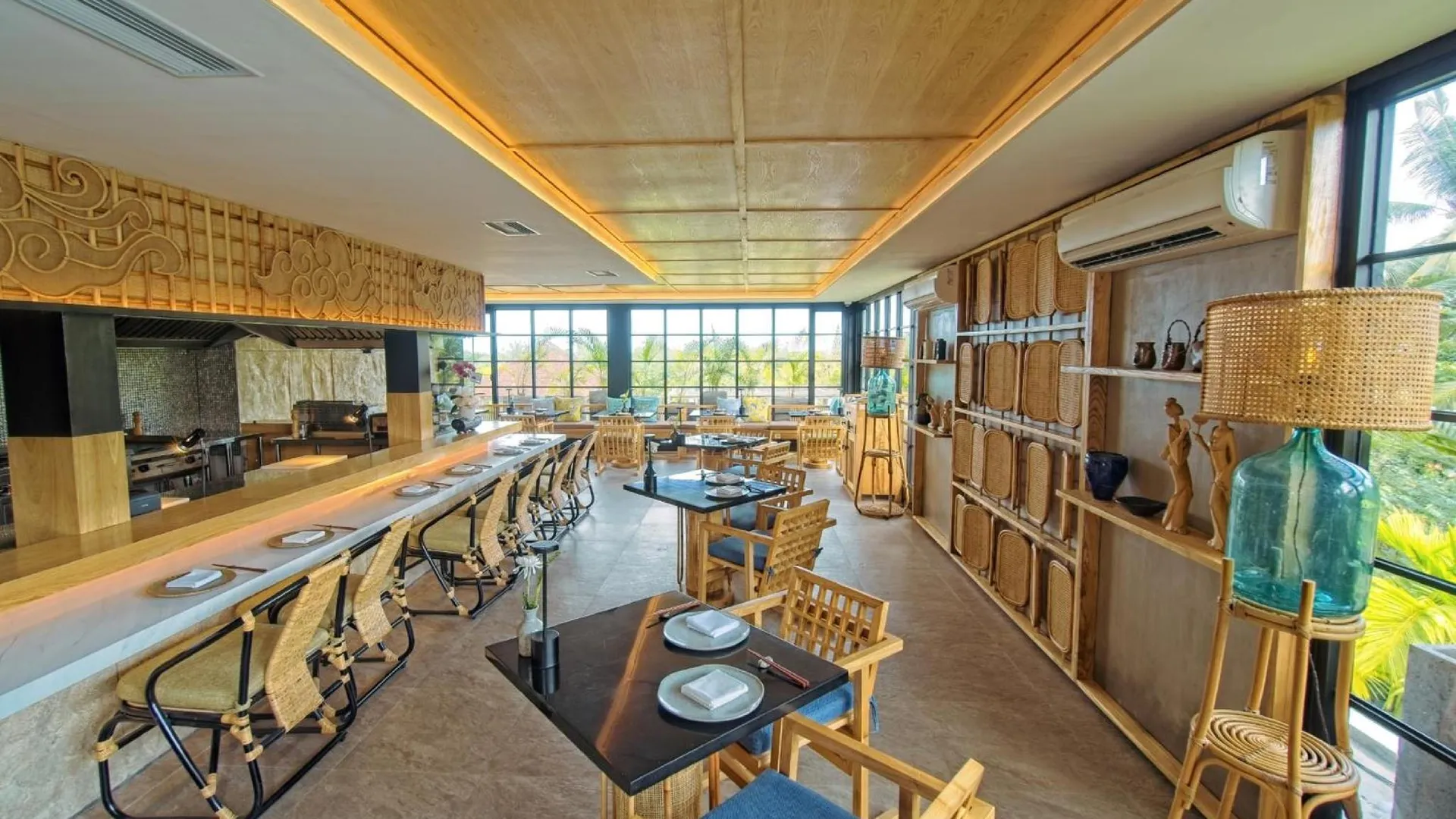 발리 아마레아 리조트 앤 스파 우붓 바이 이니 비 호스피탈리티 5성급 호텔 레스토랑