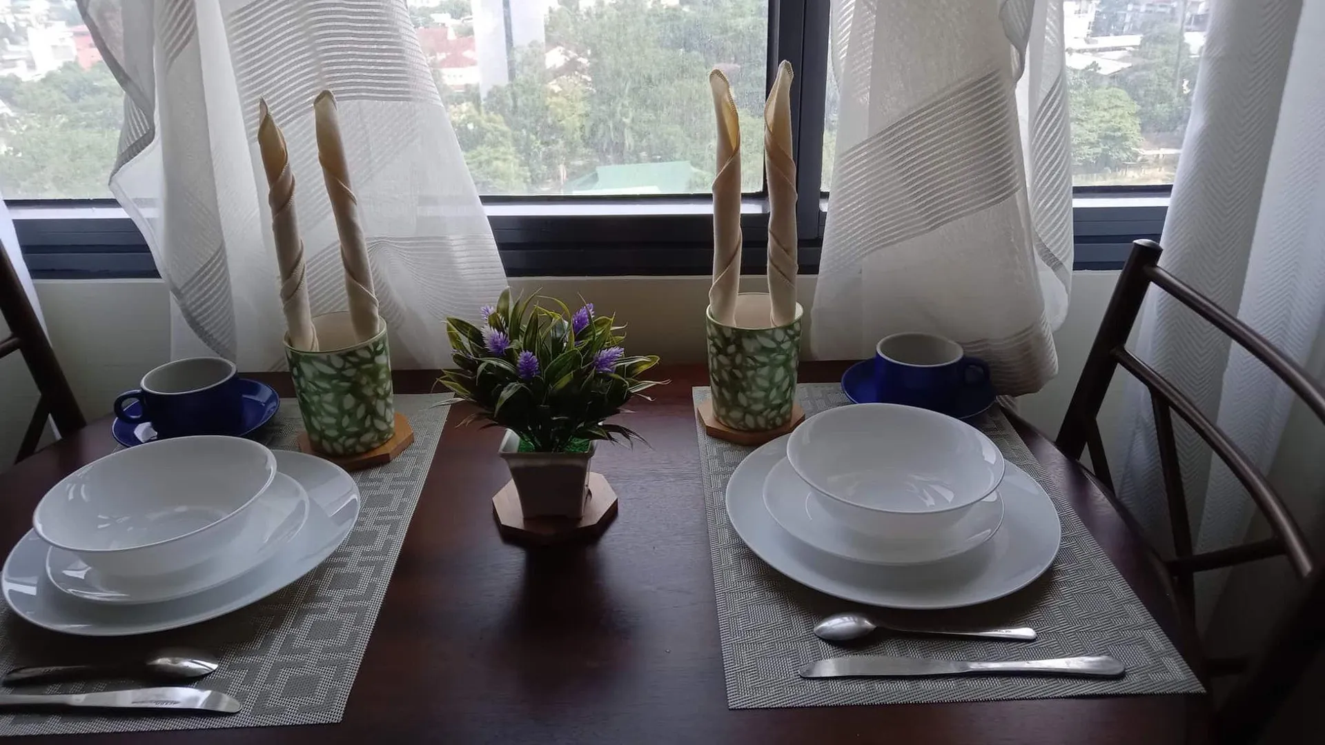 세부 세부 시티의 아파트먼트 (30m², 침실 1개, 프라이빗 욕실 1개) 3성급 싱글룸 레스토랑