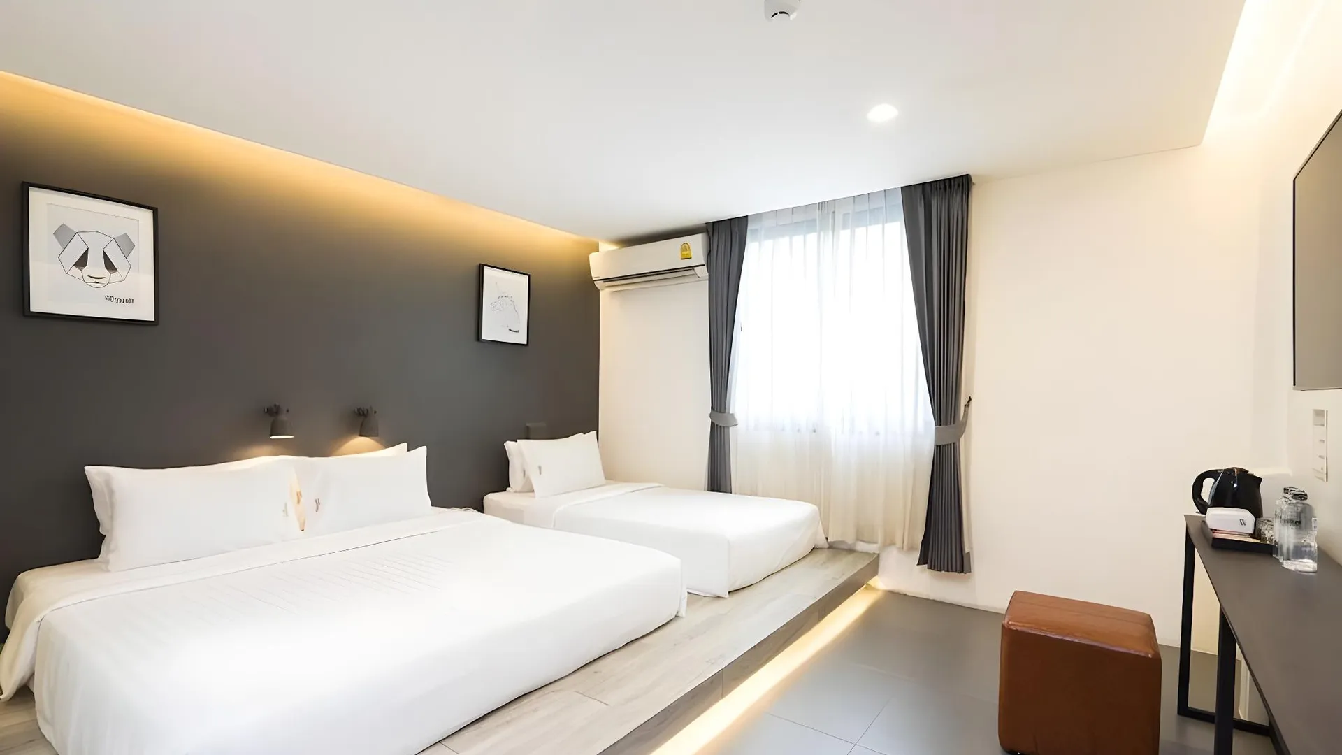 방콕 마윈 스페이스 3성급 호텔 스위트룸