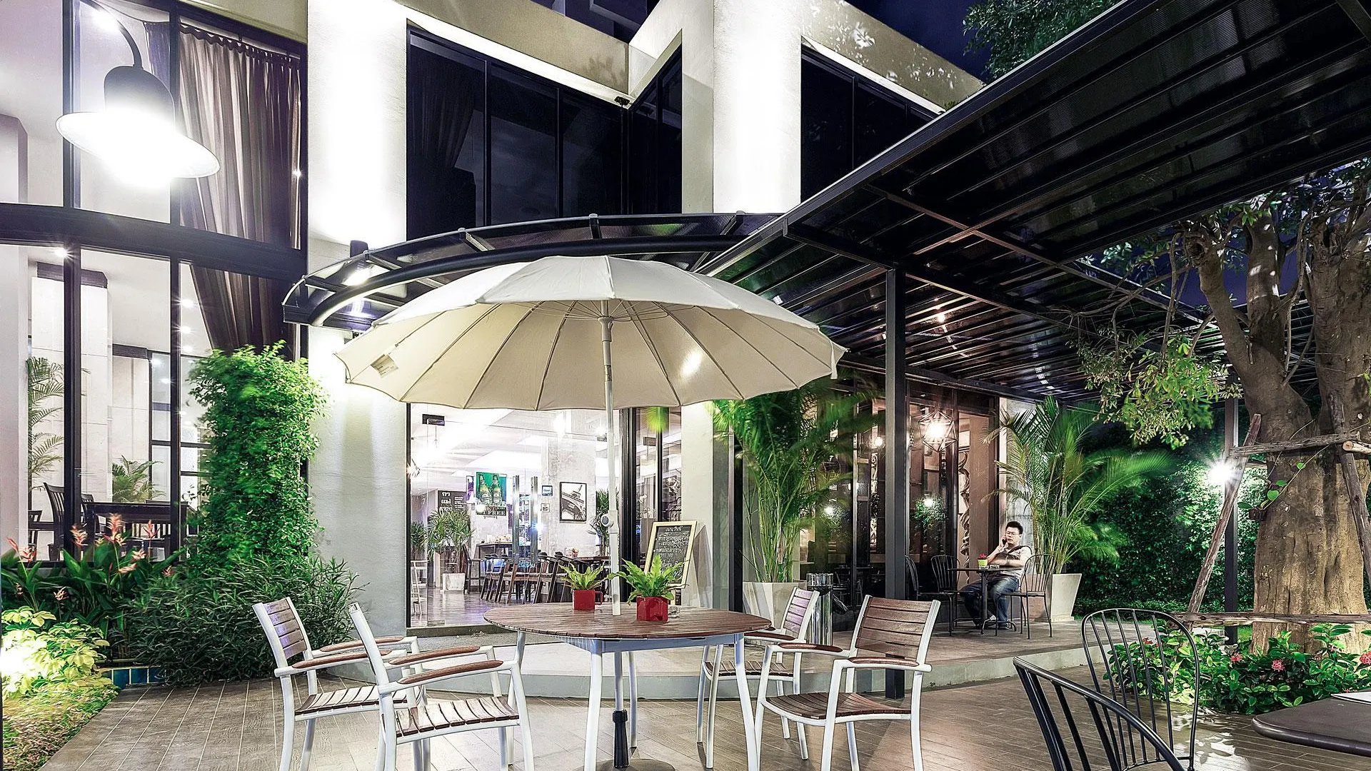 방콕 그린포인트 레지던스 3성급 호텔 레스토랑