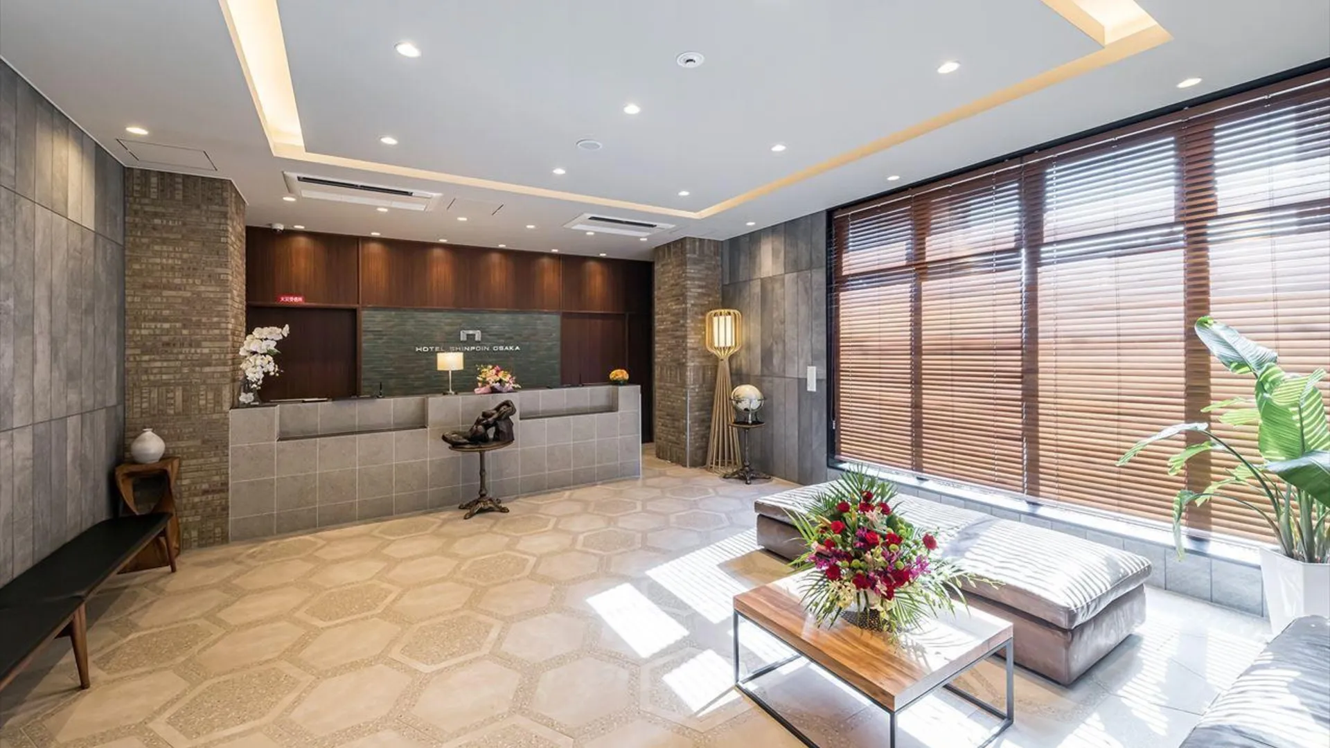오사카 호텔 신포인 오사카 3성급 호텔 로비