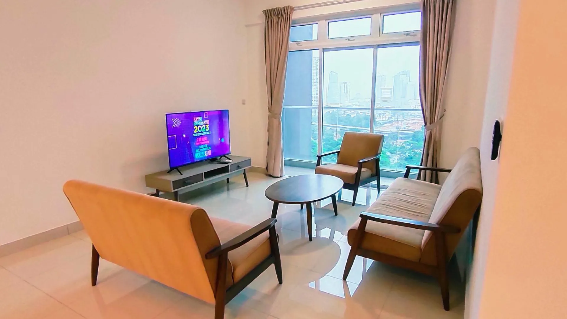 조호바루 / 조호르바루 조호바루의 아파트먼트 (100m², 침실 3개, 프라이빗 욕실 2개) 2성급 싱글룸 스위트룸