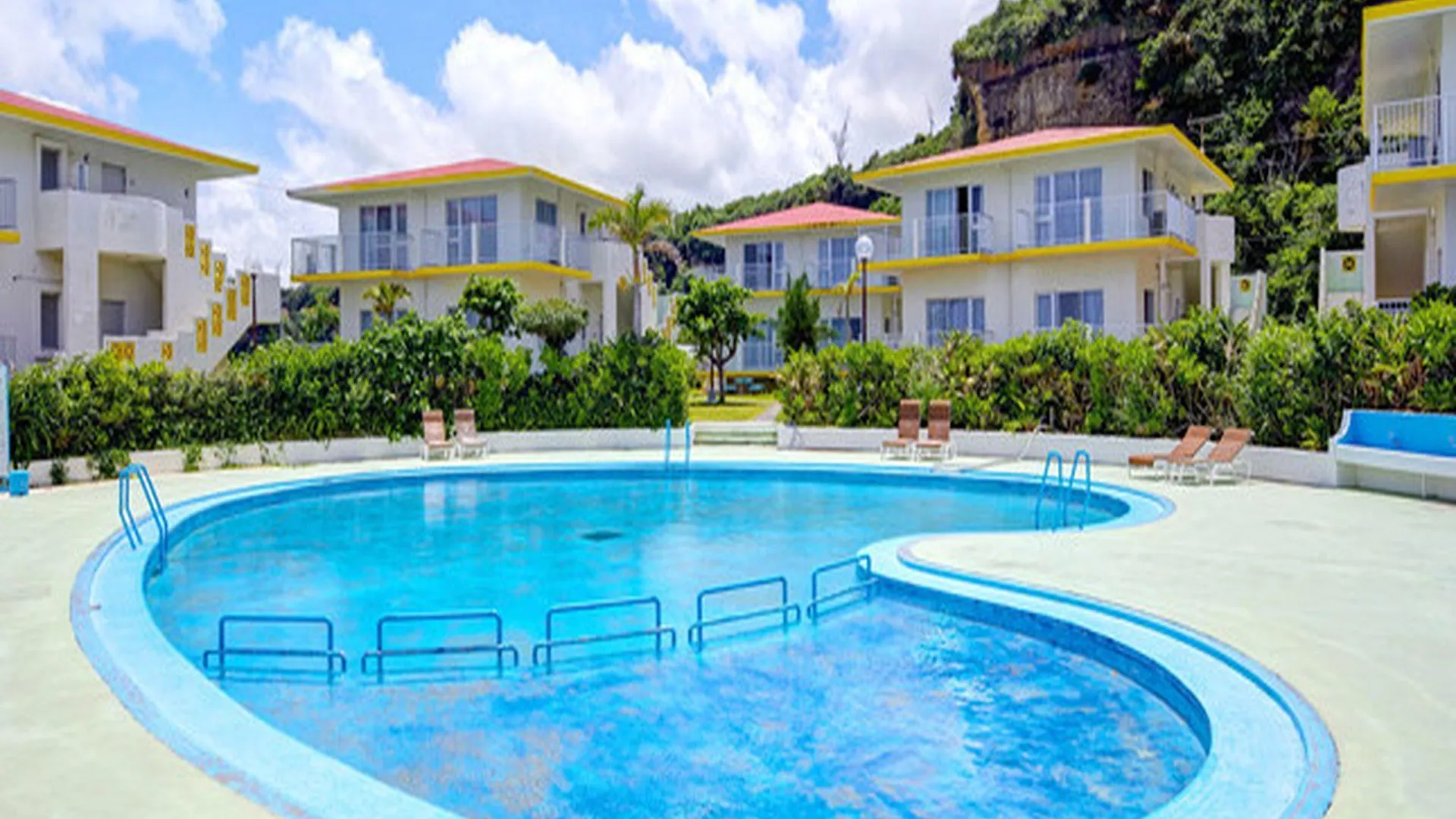 오키나와 본섬 리조트 호텔 벨 파라이소 3성급 호텔 로비