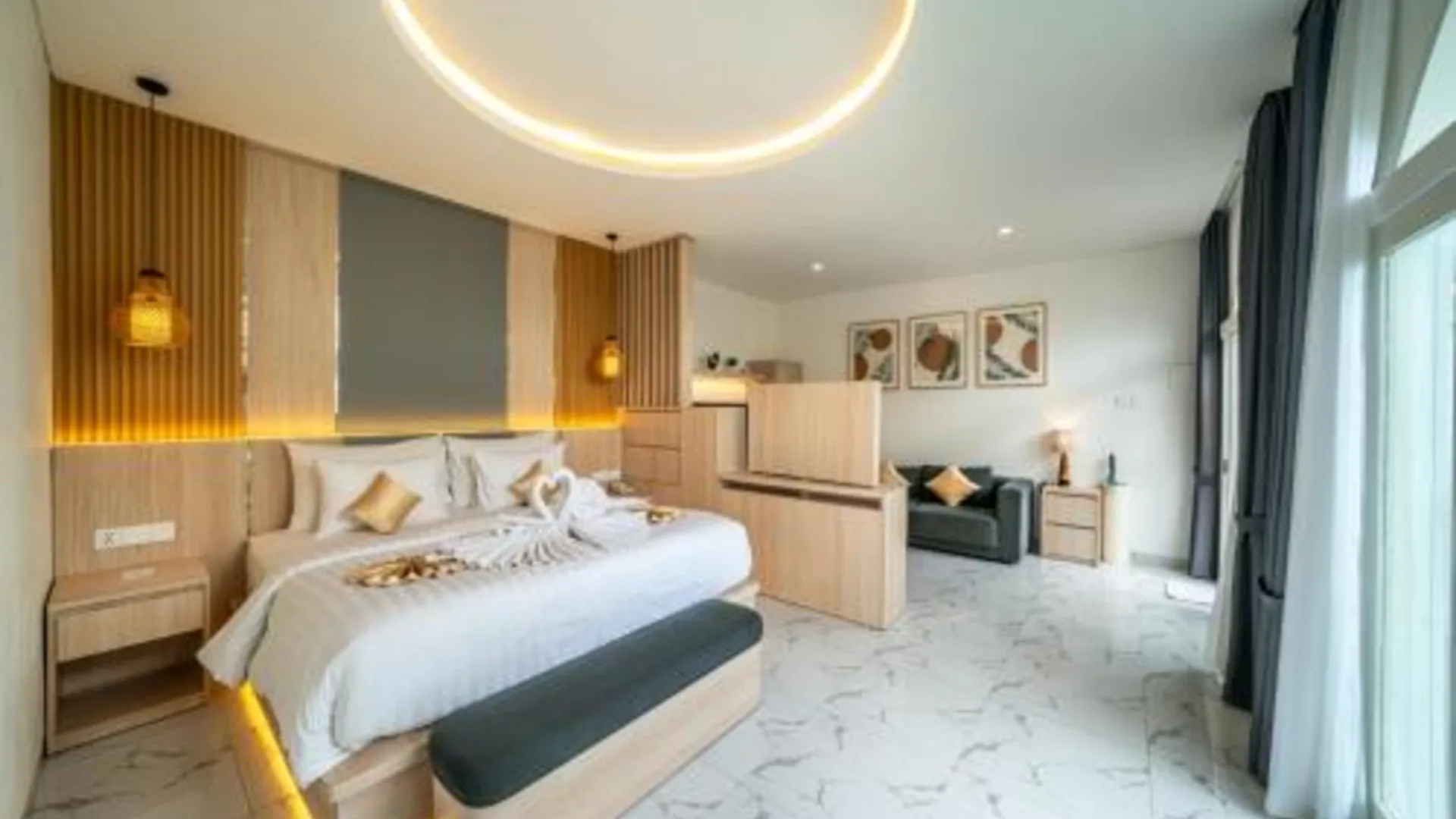 발리 디쿠부 발리 빌라 앤 스위트 5성급 게스트하우스 객실