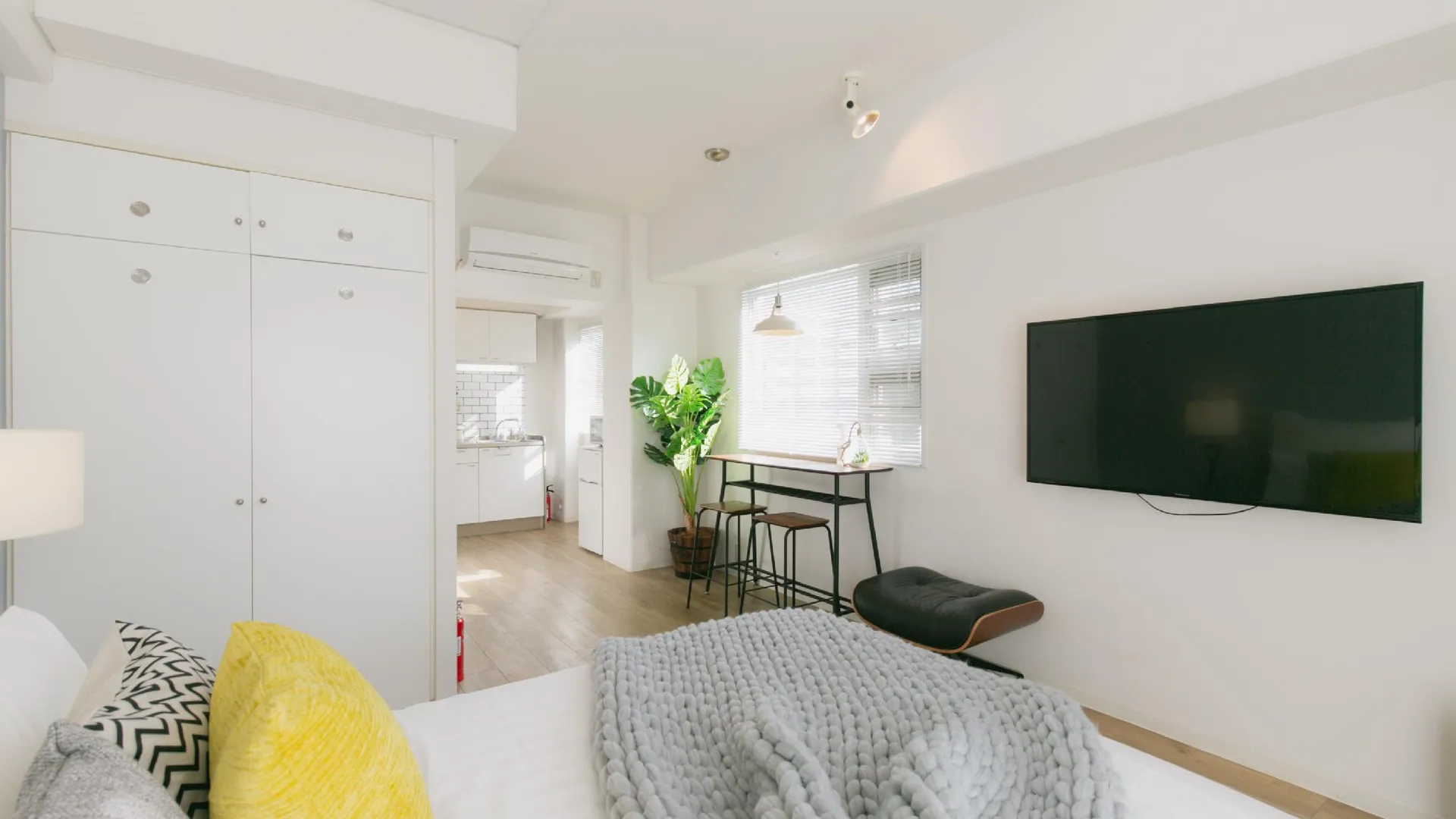 오키나와 본섬 나하의 아파트먼트 (25m², 침실 1개, 프라이빗 욕실 1개) 3성급 싱글룸 전망