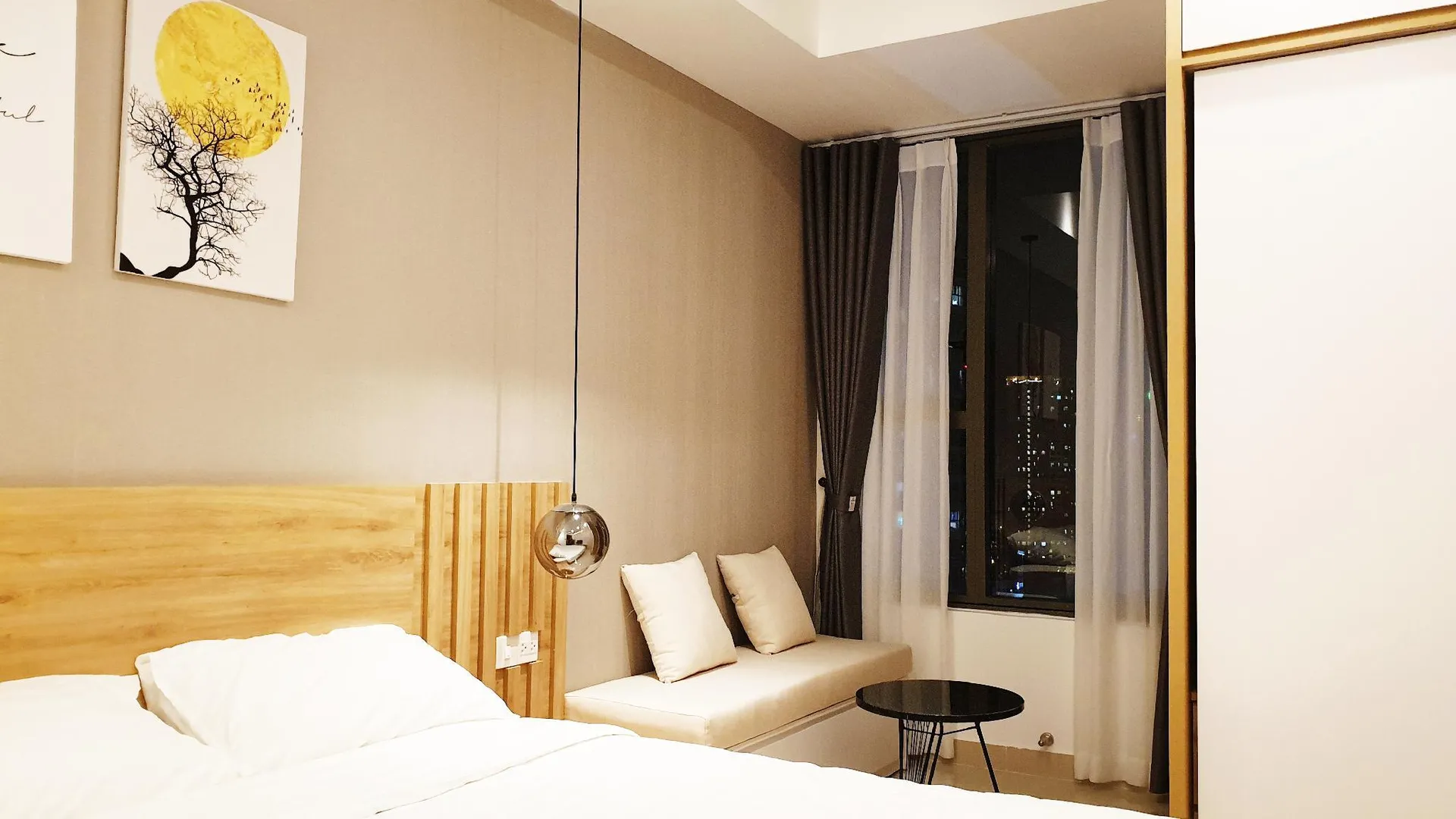 호치민 1군의 스튜디오 아파트먼트 (40m², 프라이빗 욕실 1개) 4성급 싱글룸 스위트룸