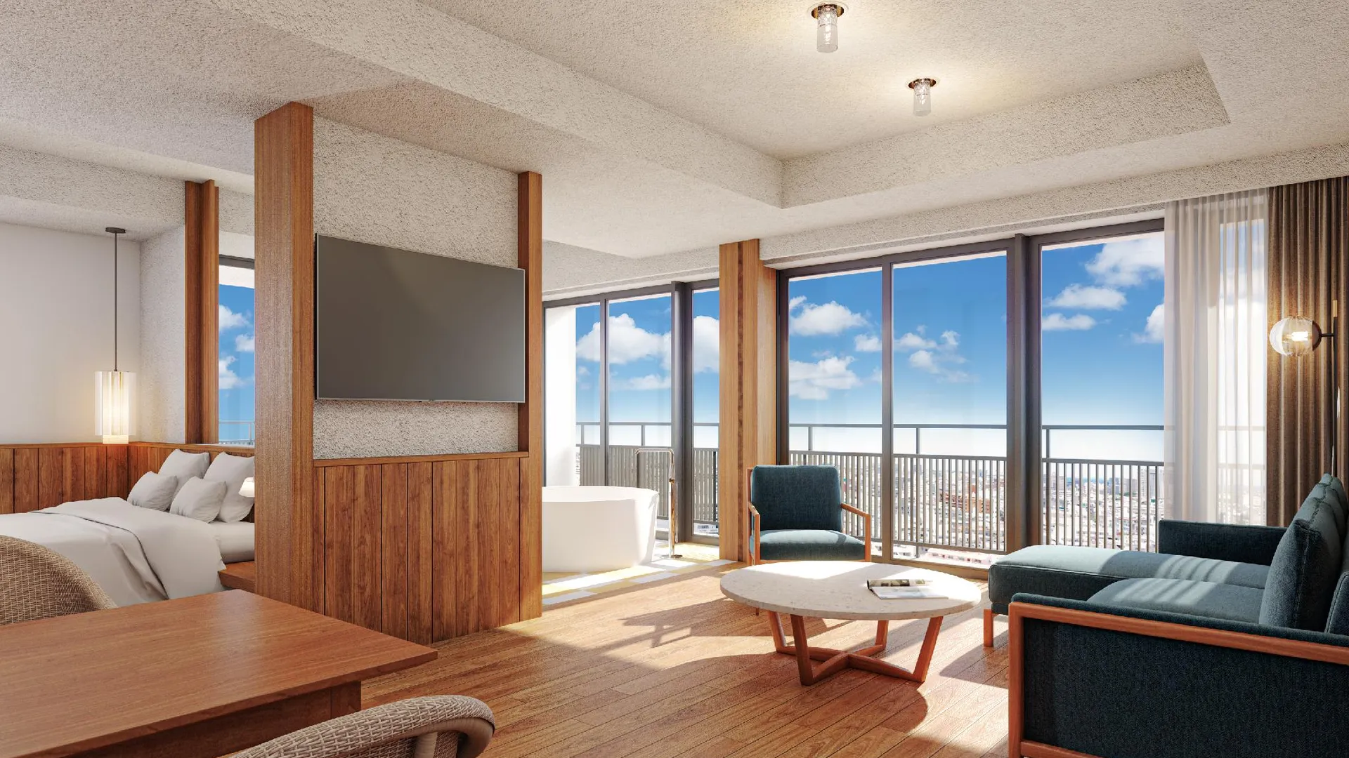 오키나와 본섬 사우스웨스트 그랜드 호텔 5성급 호텔 스위트룸