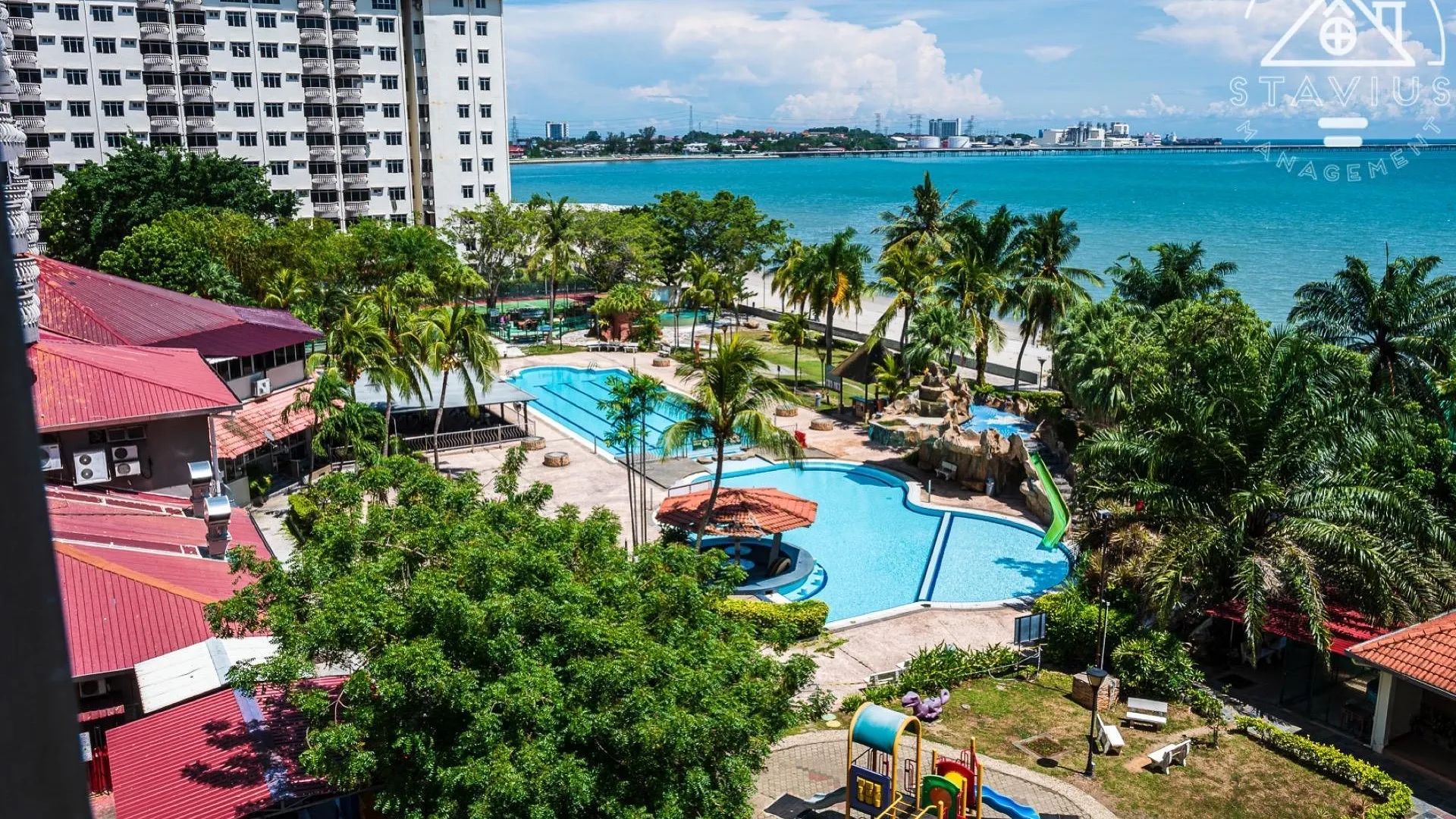 포트 딕슨 타만 탄중의 아파트먼트 (63m², 침실 2개, 프라이빗 욕실 1개) 4성급 게스트하우스 외관