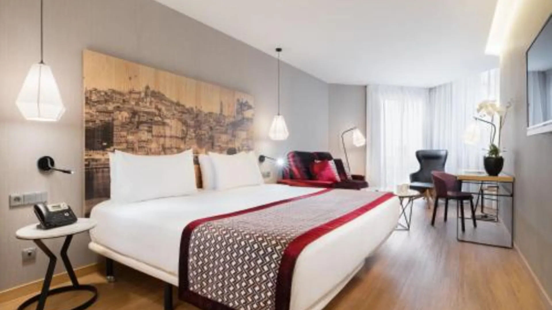 포르투 유로스타 포르투 센트로 4성급 호텔 객실