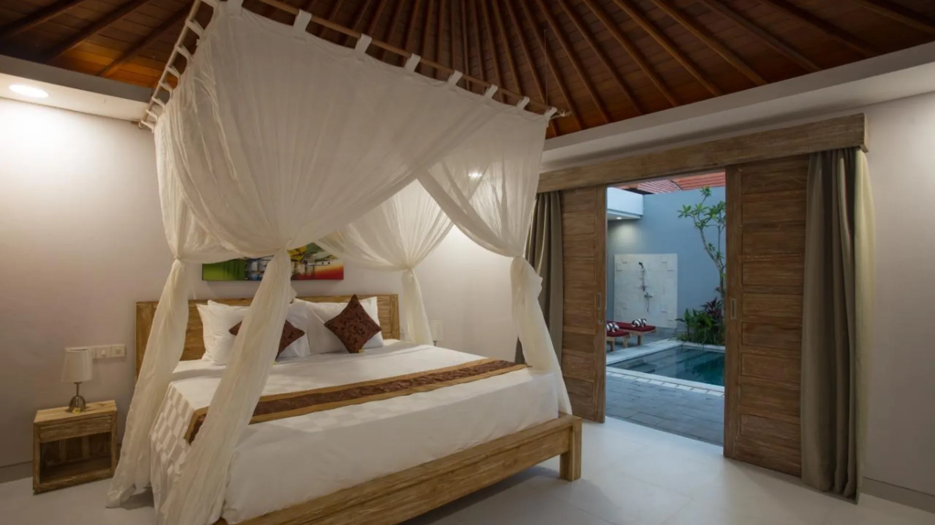 발리 더 아완다리 빌라 스미냑 5성급 호텔 전망