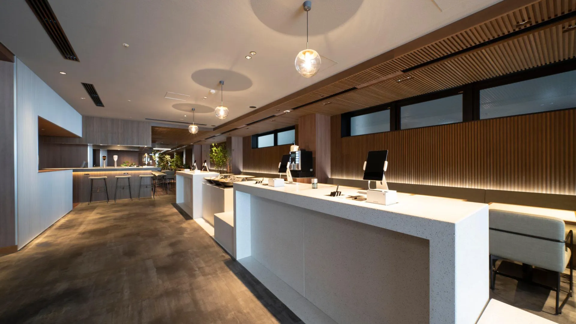 후쿠오카 Hotel Oriental Express Fukuoka Nakasu Kawabata 3성급 호텔 로비