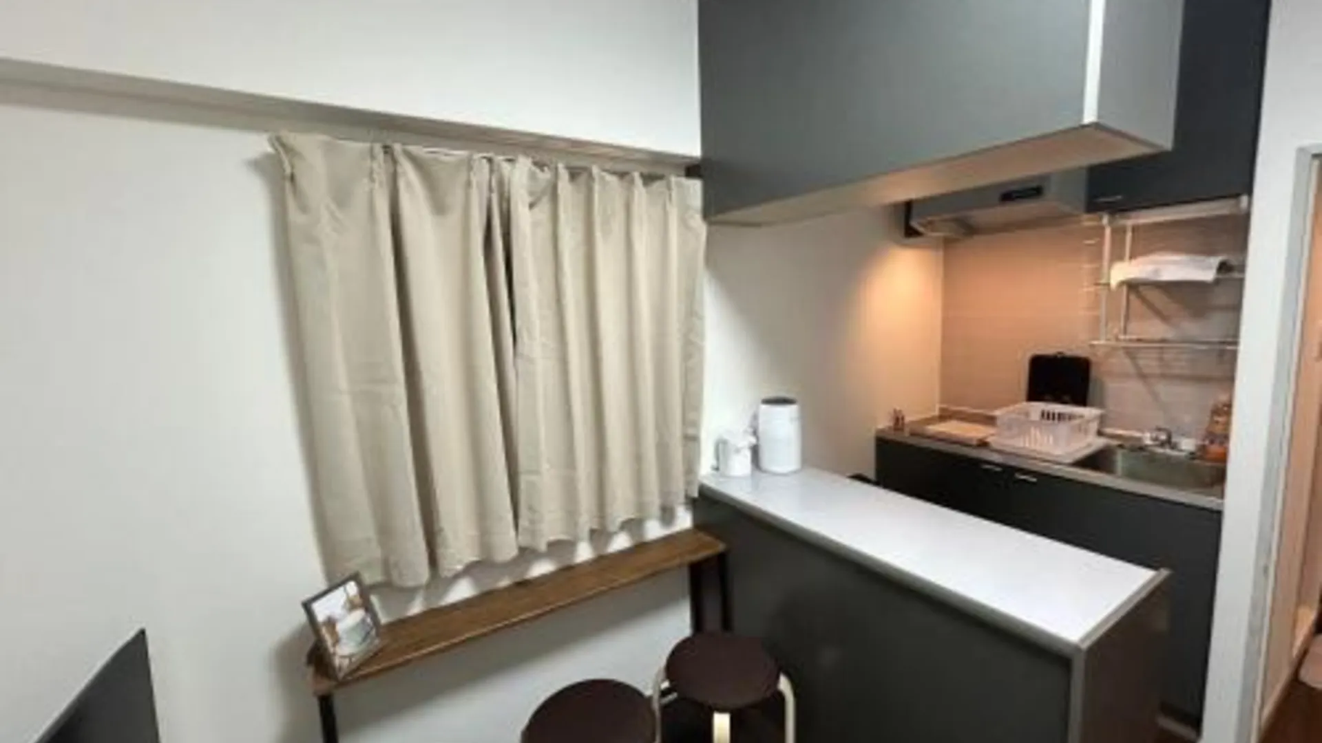 후쿠오카 후쿠오카의 아파트먼트 (24m², 침실 1개, 프라이빗 욕실 1개) 2성급 게스트하우스 로비