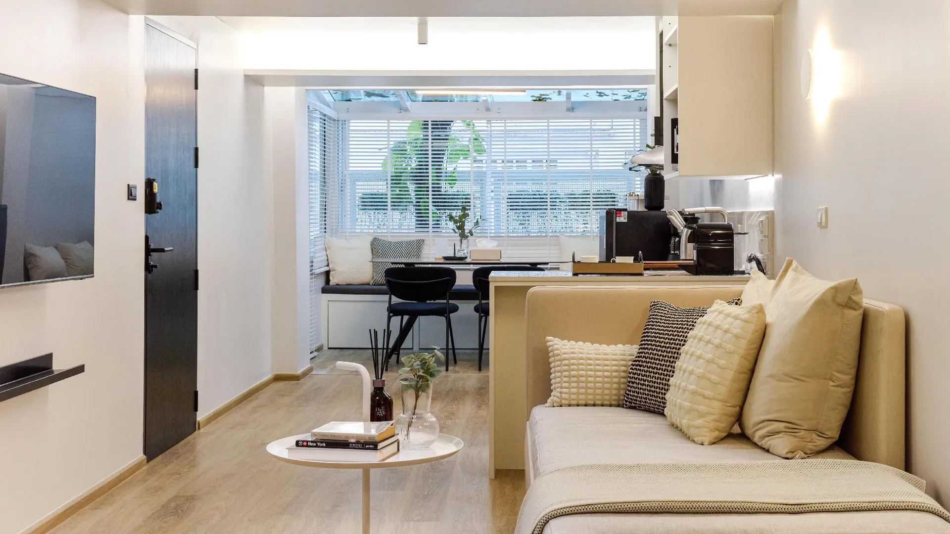 방콕 수쿰윗 / 스쿰빗의 아파트먼트 (115m², 침실 4개, 프라이빗 욕실 2개) 3성급 싱글룸 객실