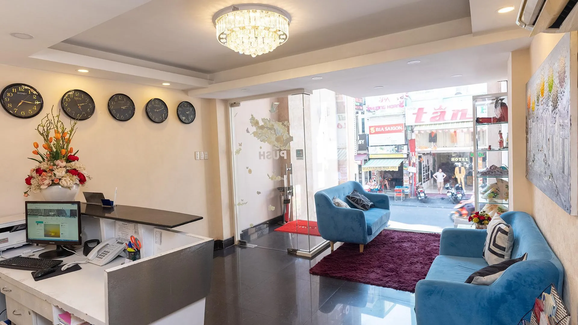 호치민 99 부이비엔 호텔 (부티크) 2성급 호텔 전망