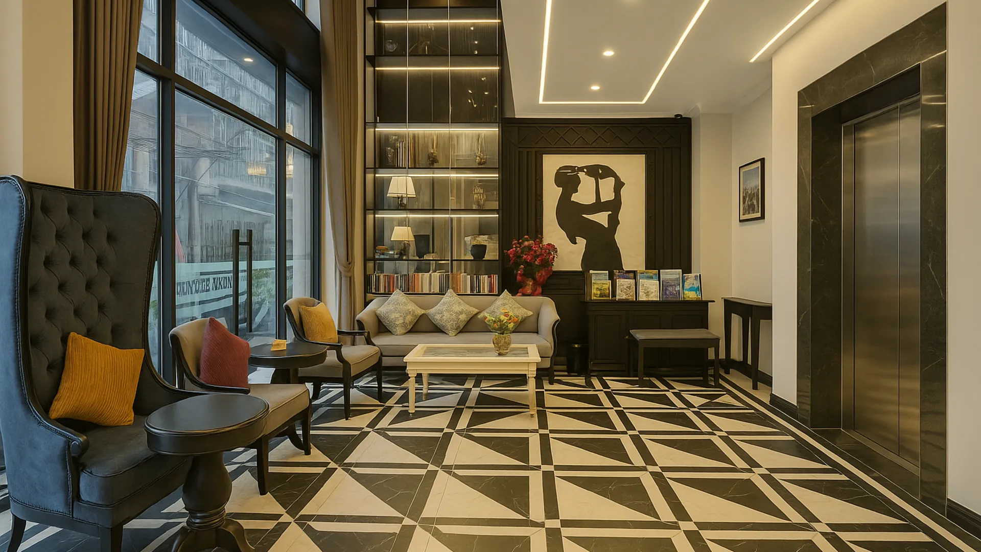 하노이 디 이미서리 하노이 호텔 앤 스파 4성급 호텔 로비