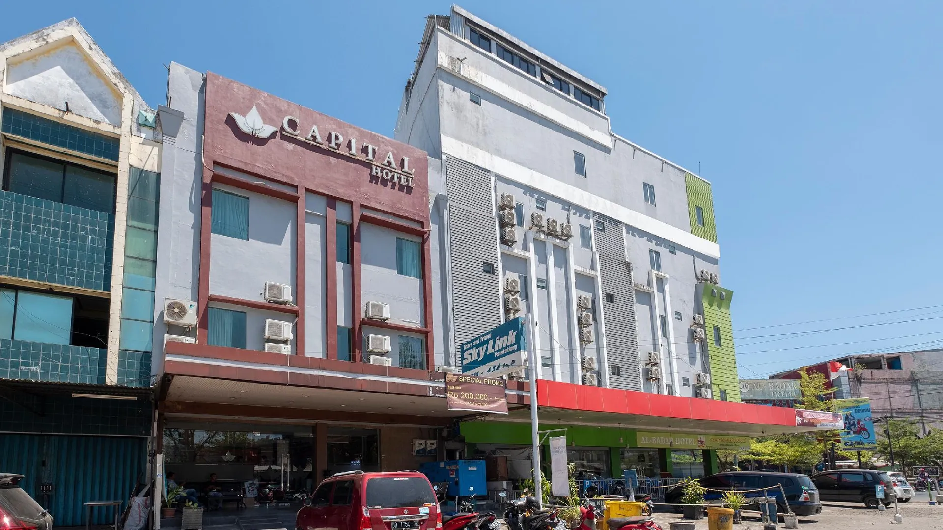 마카사르 오요 1560 캐피탈 호텔 2성급 호텔 전망