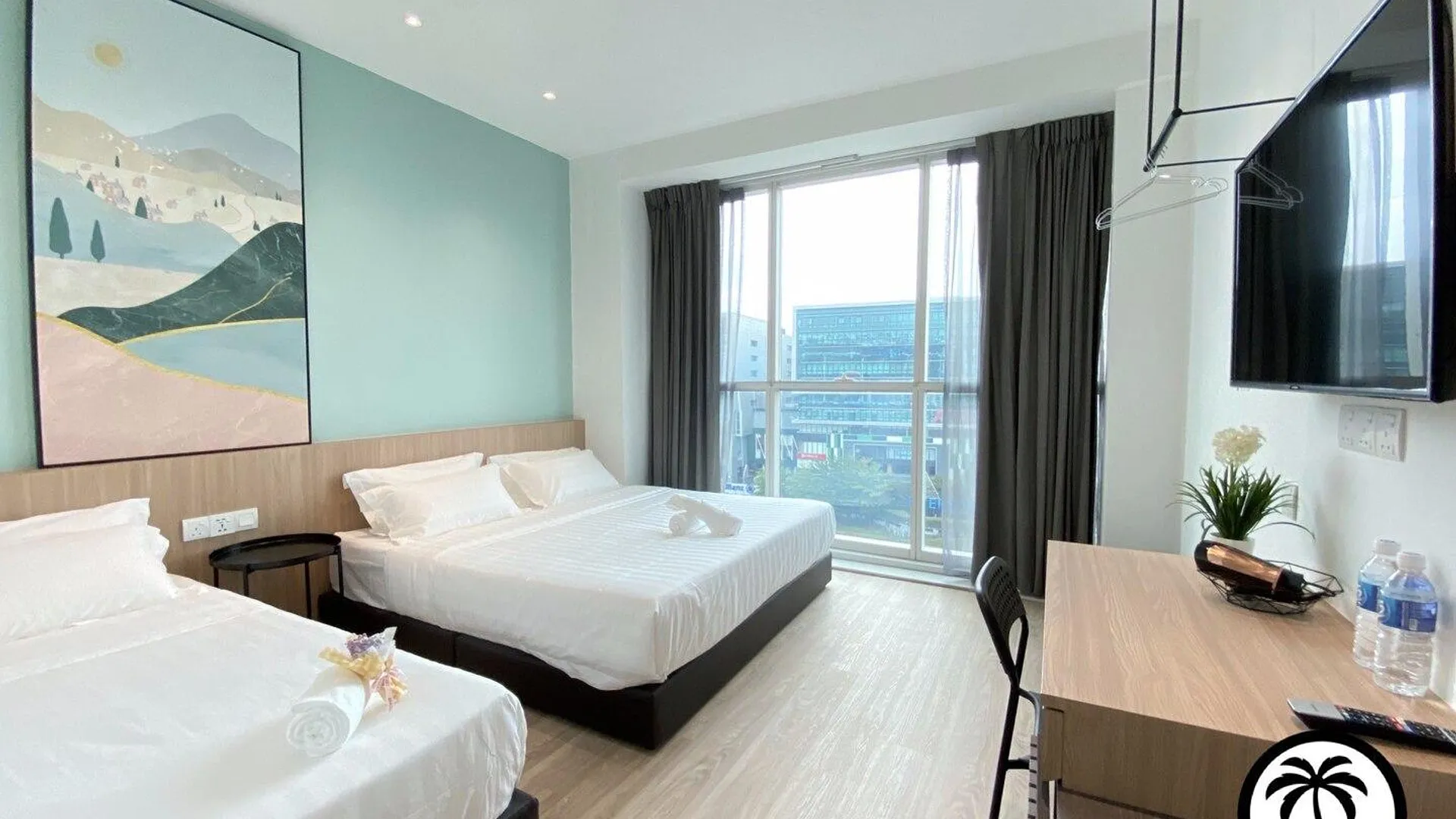 코타키나발루 쿠알라 펜유의 아파트먼트 (25m², 침실 1개, 프라이빗 욕실 1개) 3성급 싱글룸 객실