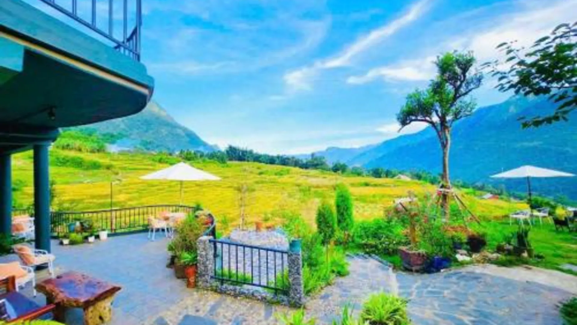 사파 My Garden Villa 호텔 수영장