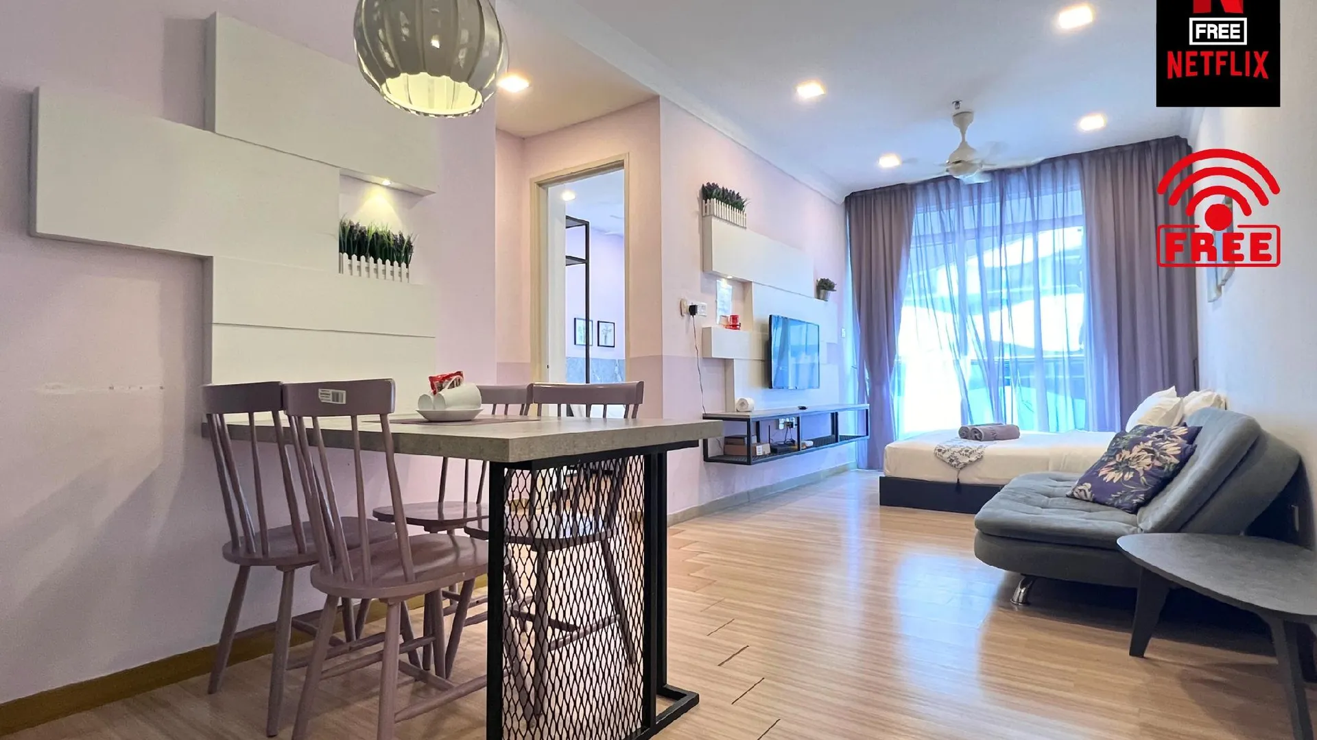 말라카 존커의 아파트먼트 (76m², 침실 2개, 프라이빗 욕실 1개) 2성급 싱글룸 객실