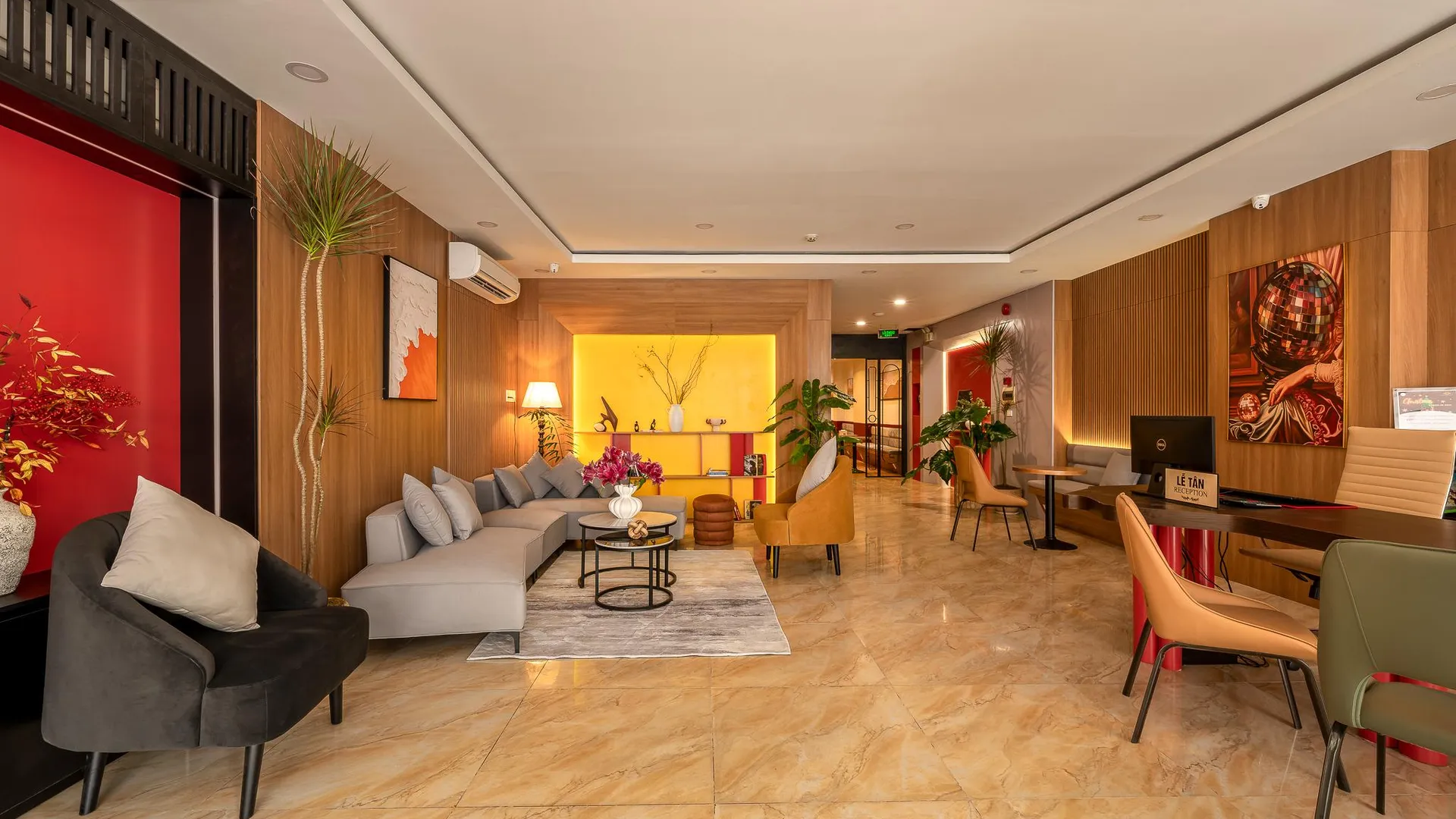 호치민 타고 에어포트 호텔 3성급 호텔 로비